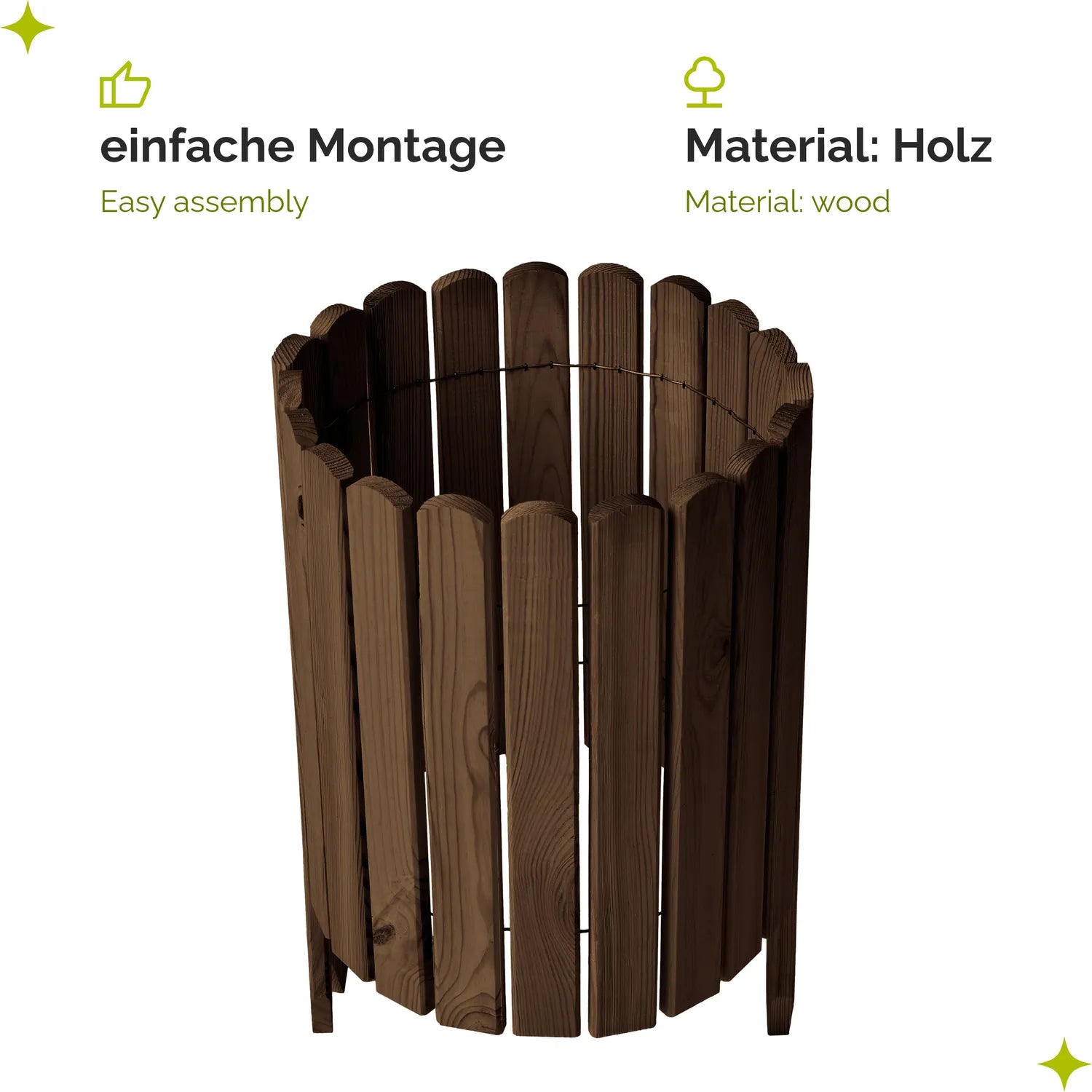 #Farbe_Dunkelbraun#Höhe_40 cm