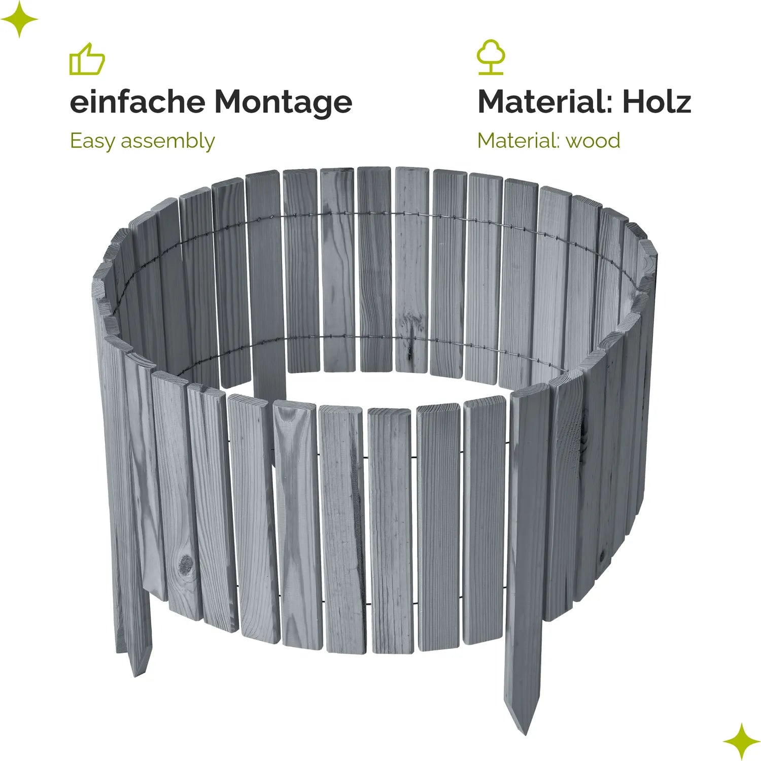 #Farbe_Grau#Höhe_30 cm