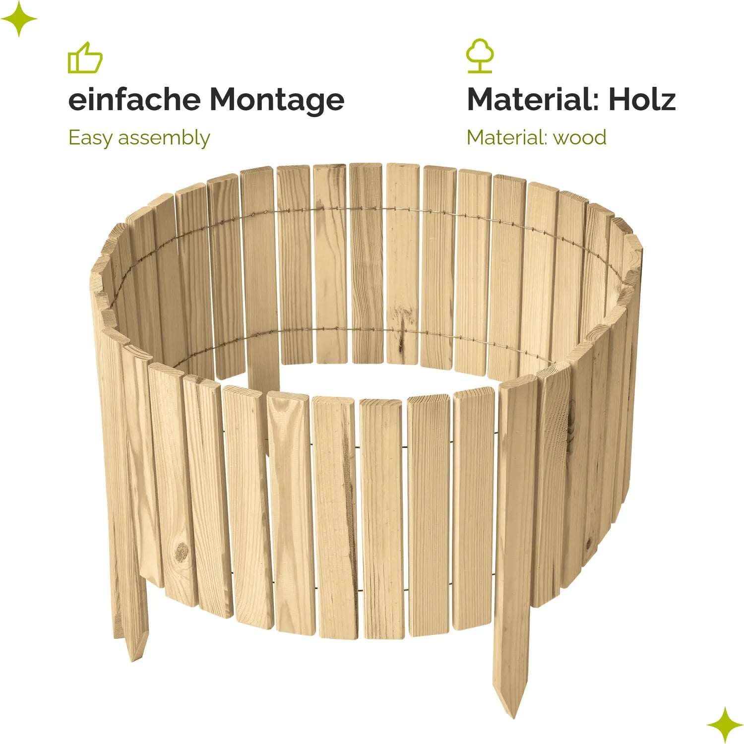 #Farbe_Natural (nicht imprägniert)#Höhe_30 cm