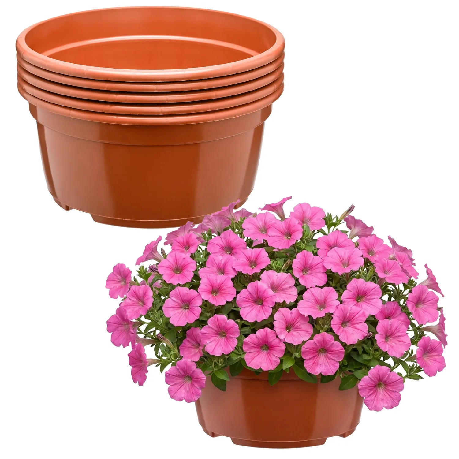#Größe_Ø 19 x 9,5 cm (2,2L)#Menge_5 Stück#Farbe_Terrakotta