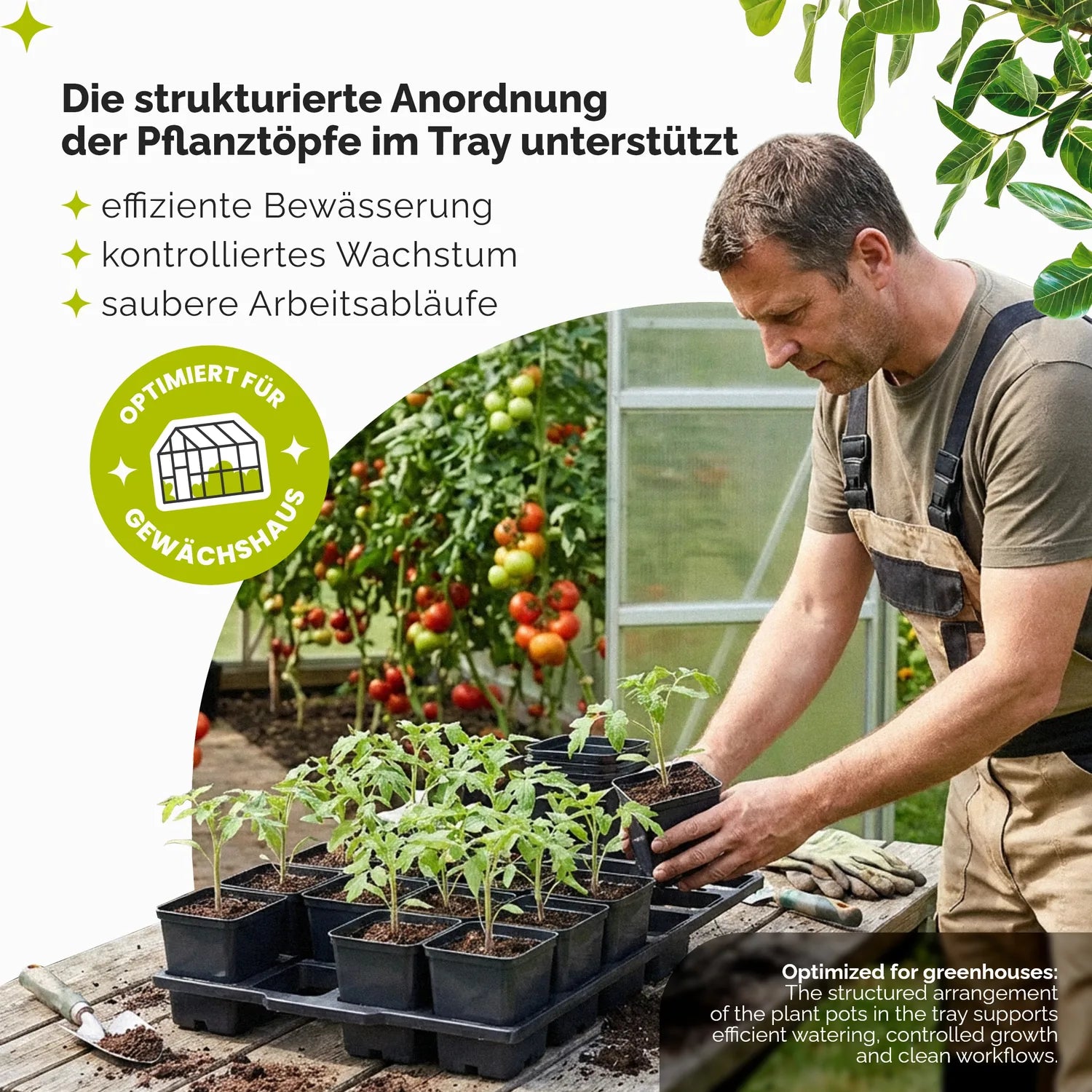 #Größe_Transporttray mit 24 x 0,5L quadratisch Töpfen