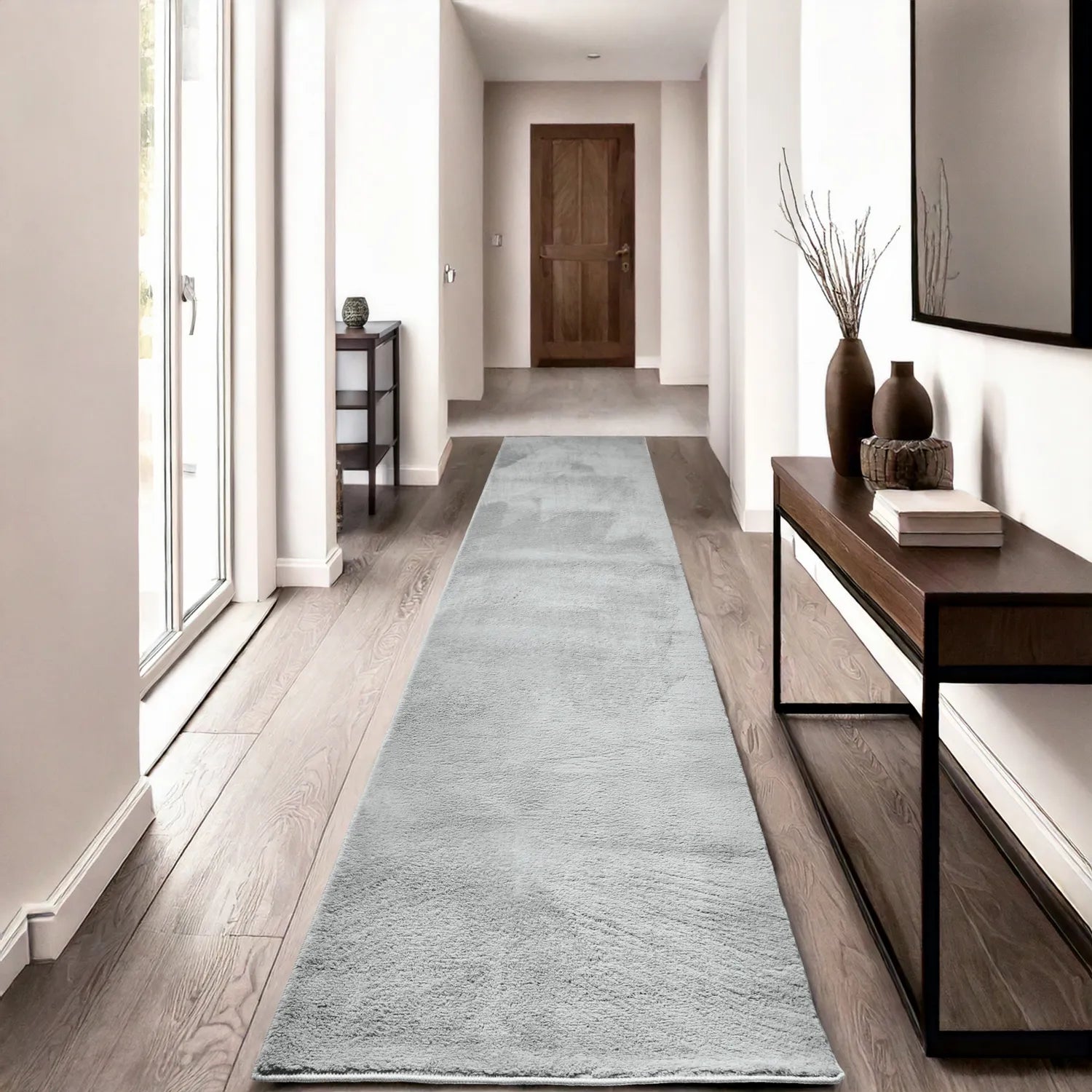 #Farbe_Hellgrau#Größe_80x300 cm