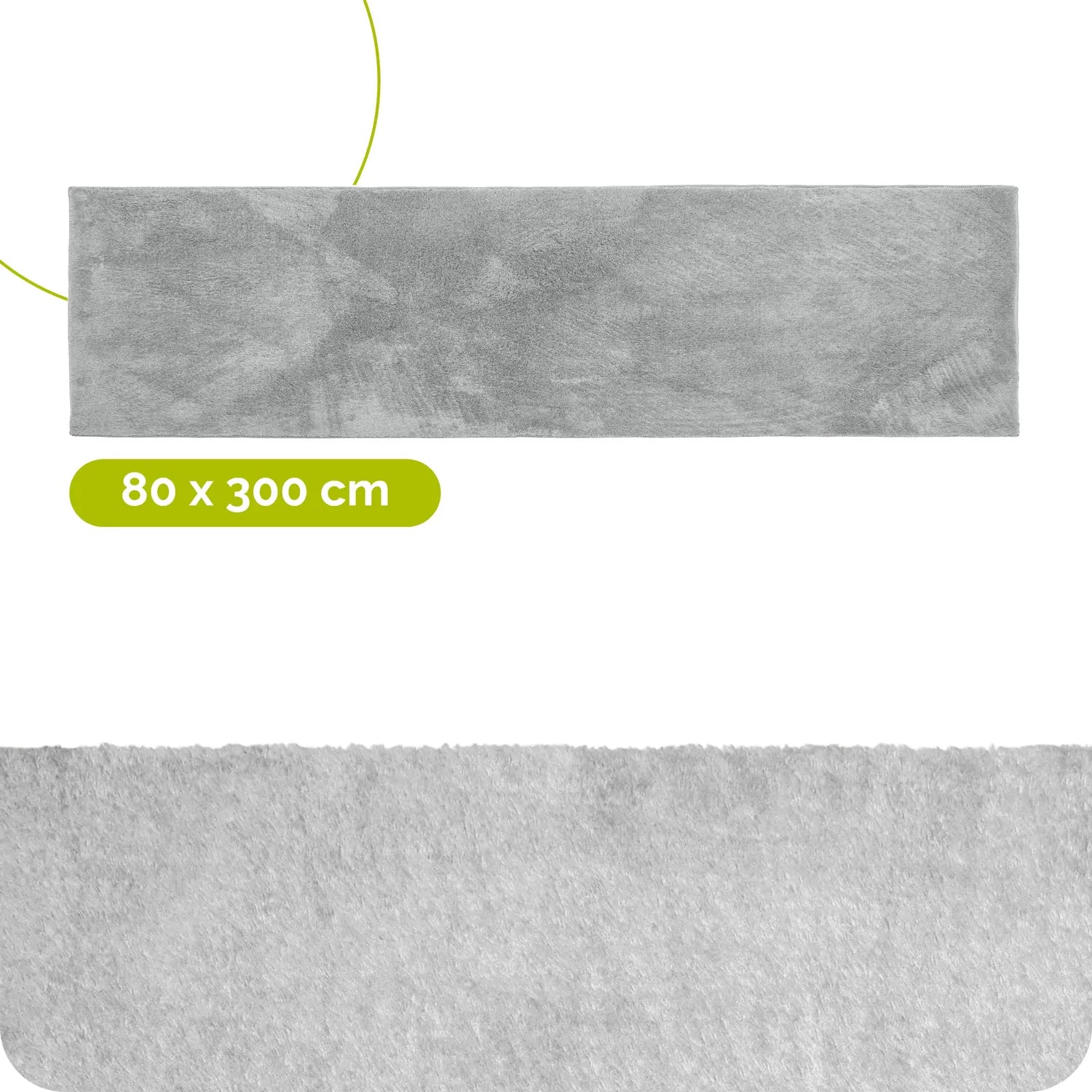 #Farbe_Hellgrau#Größe_80x300 cm