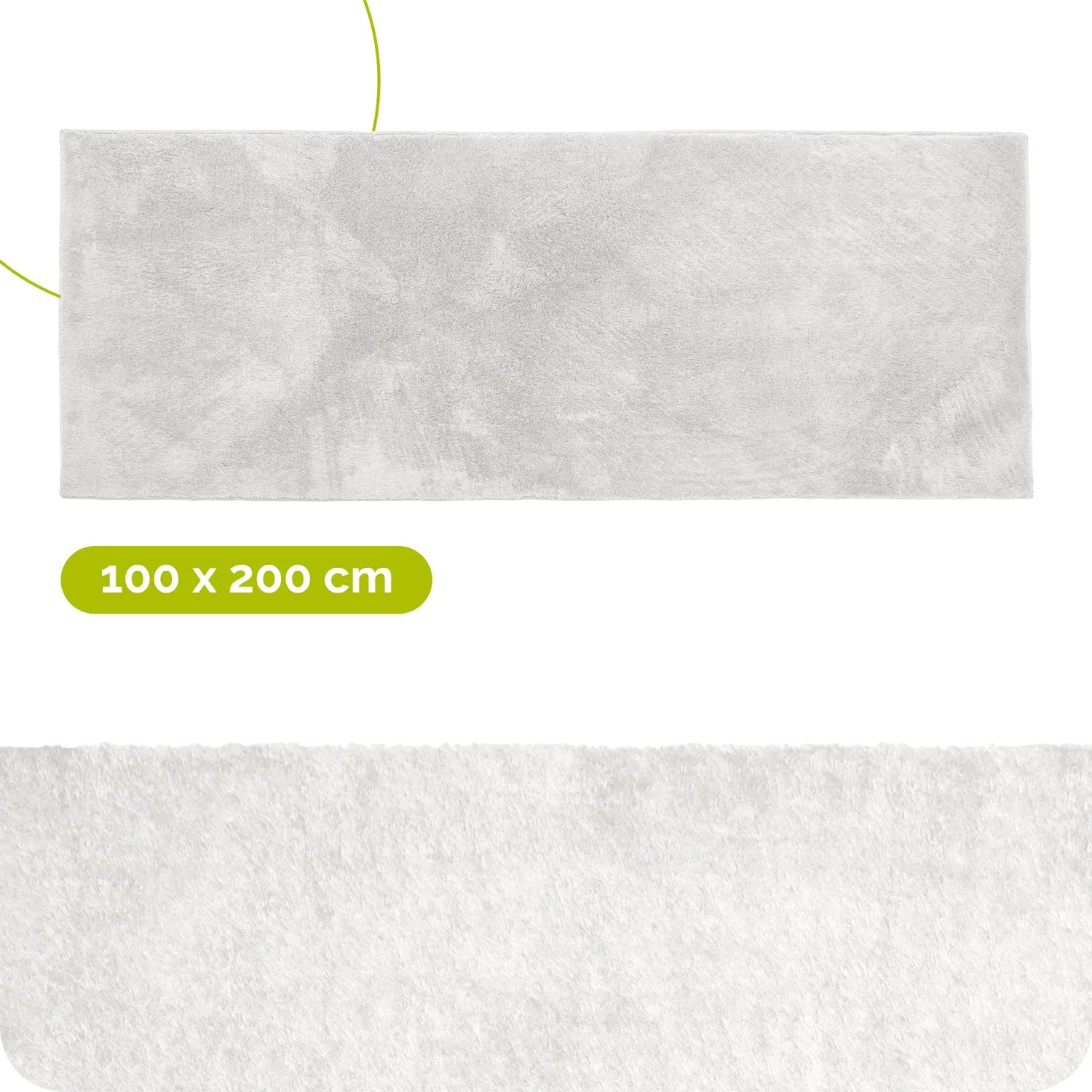 #Farbe_Weiß#Größe_100x200 cm