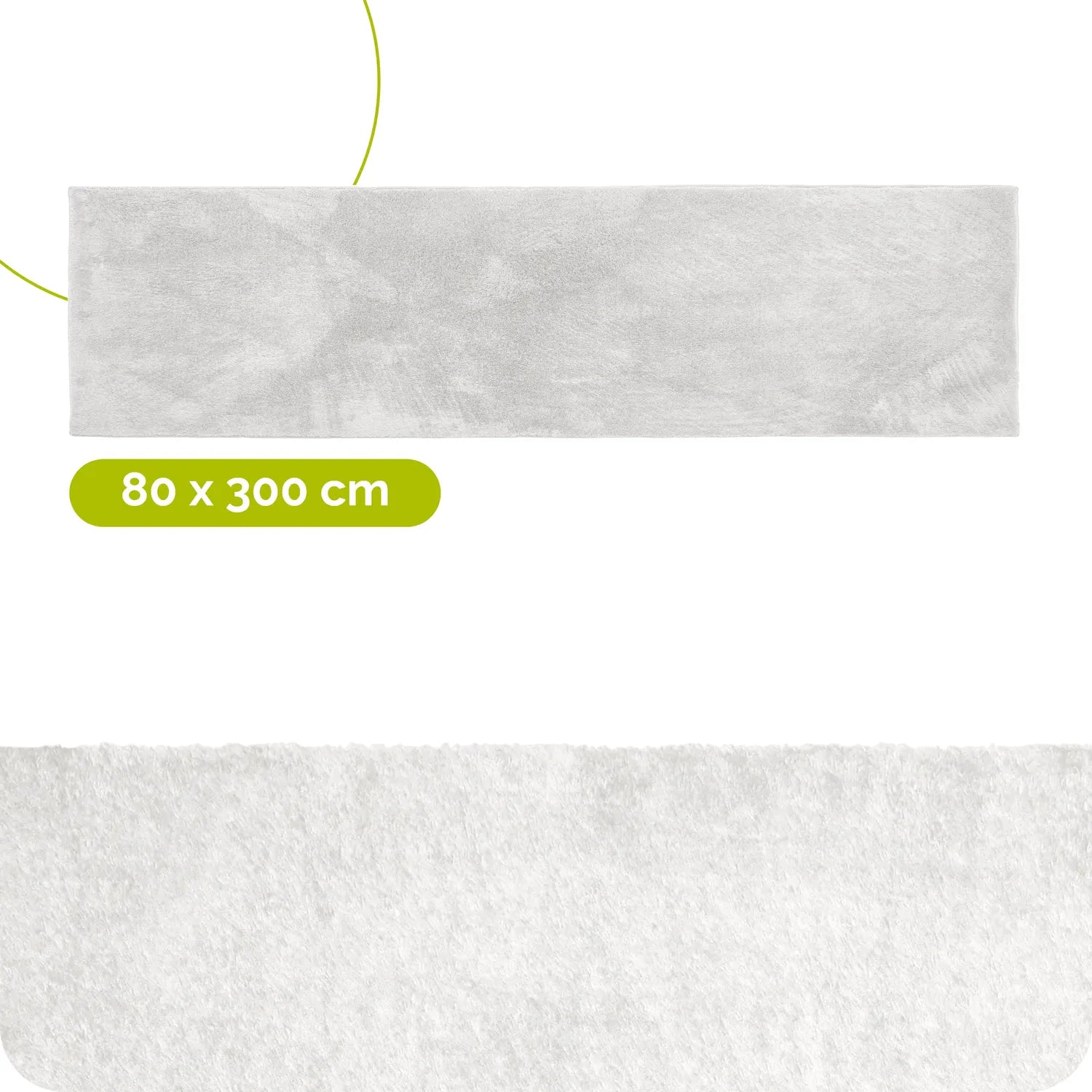 #Farbe_Weiß#Größe_80x300 cm