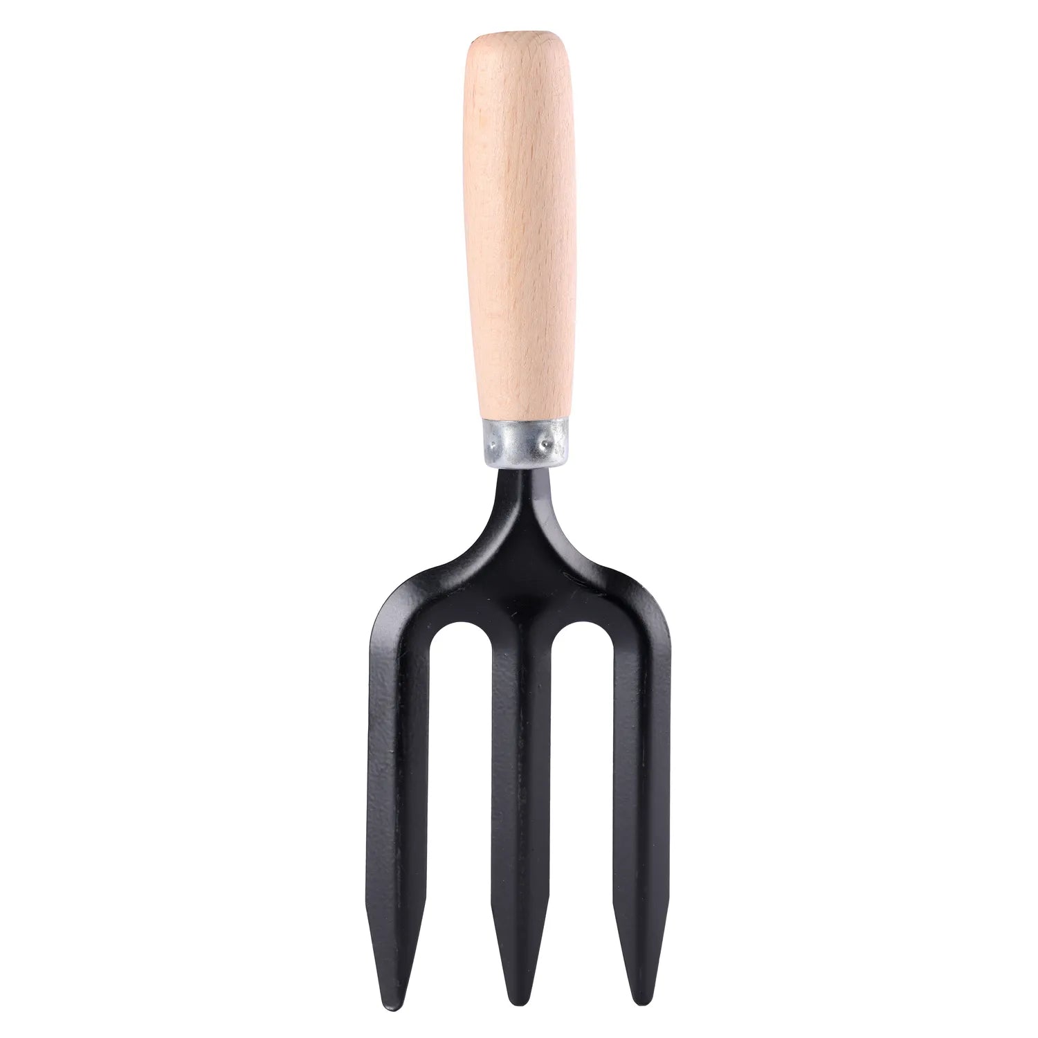 Mini-Gartengabel mit Buchenholzgriff für den Garten Blumengabel GD-0005