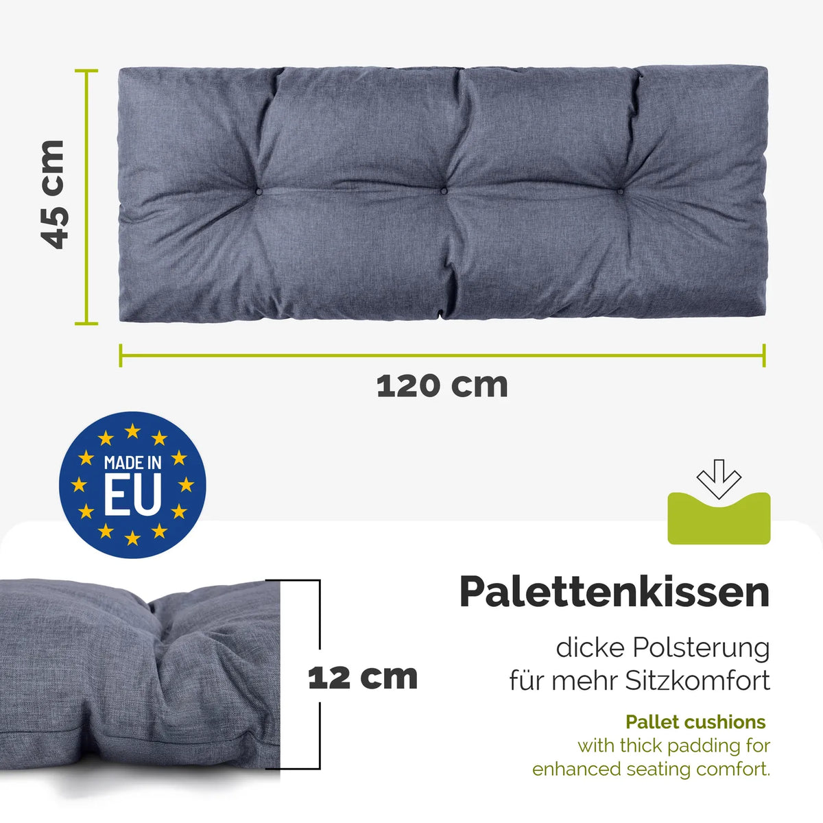 #Farbe_Marineblau#Kissenart_Rückenkissen