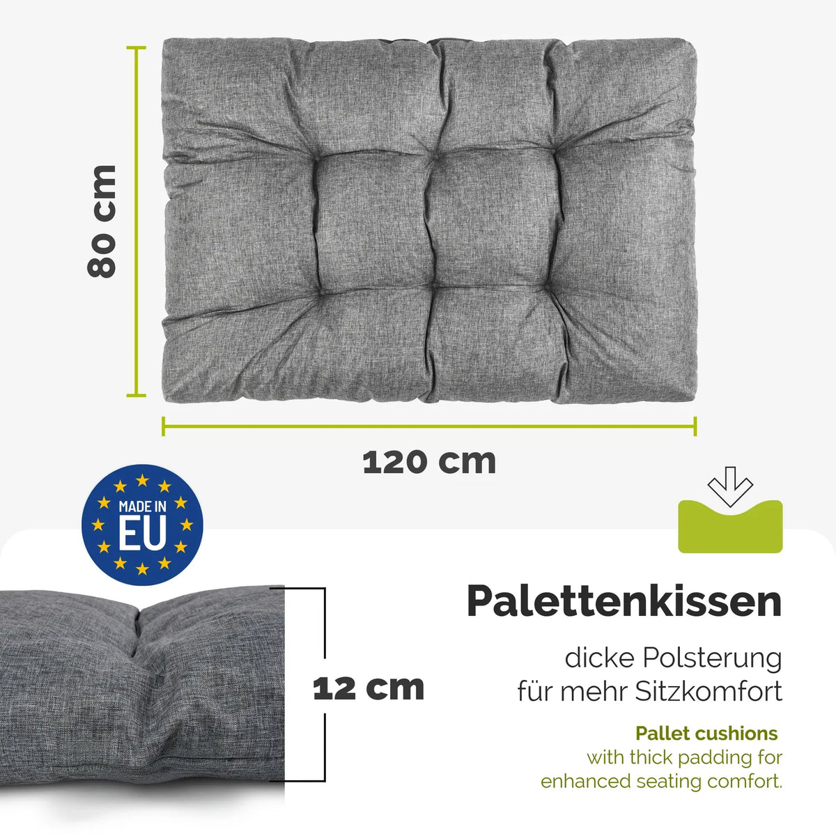 #Farbe_Grau#Kissenart_Sitzkissen