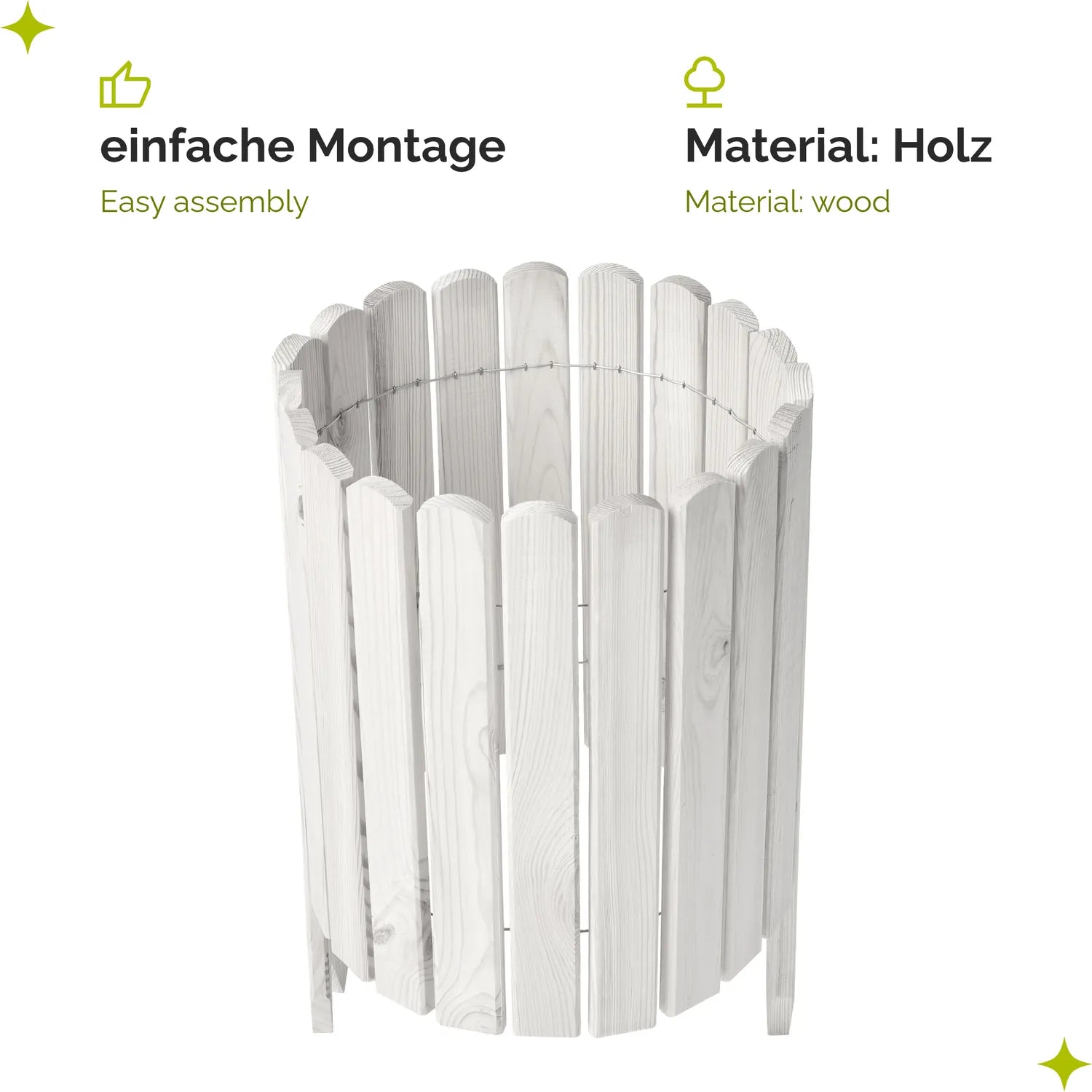 #Farbe_Weiß#Höhe_40 cm