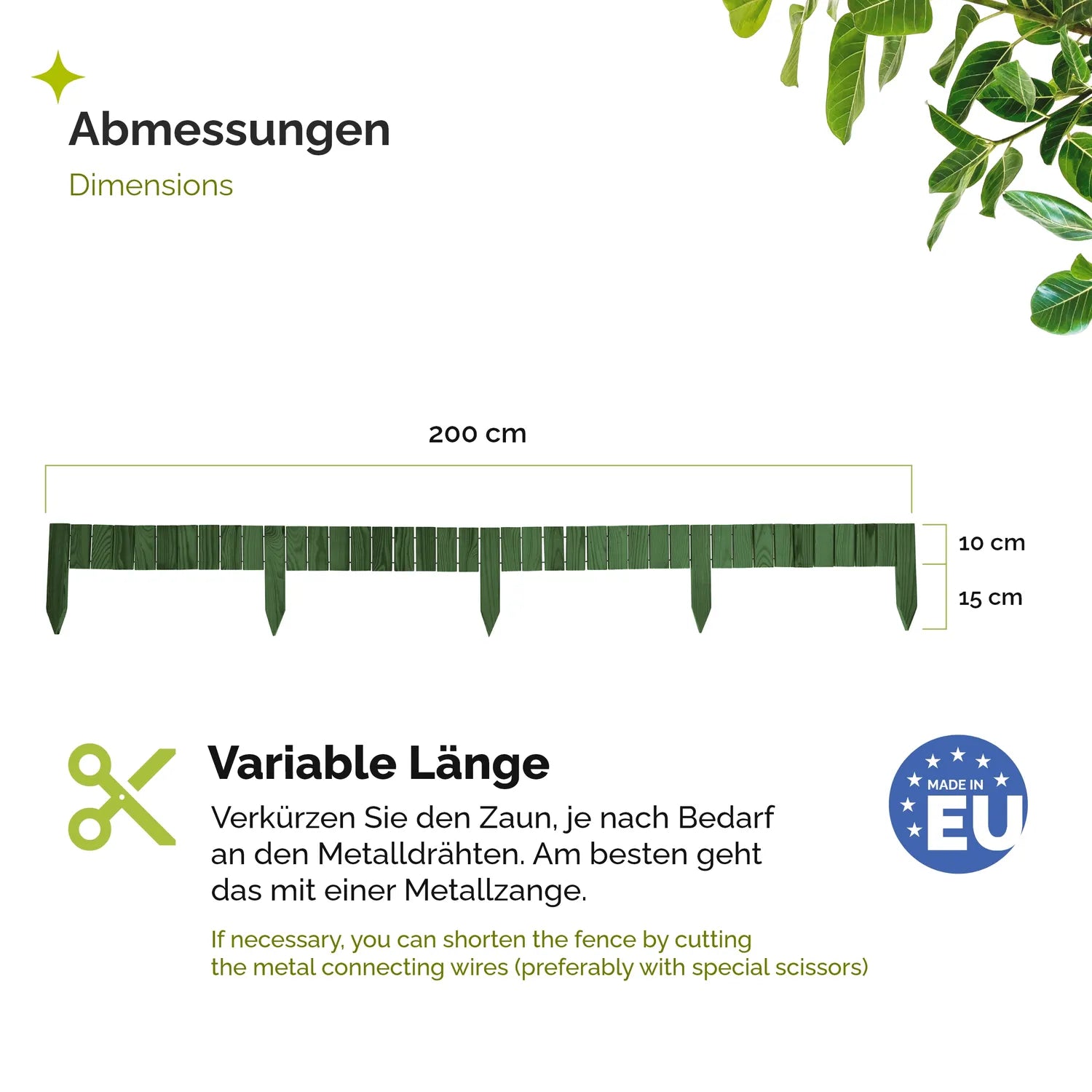 #Farbe_Dunkelgrün#Höhe_10 cm