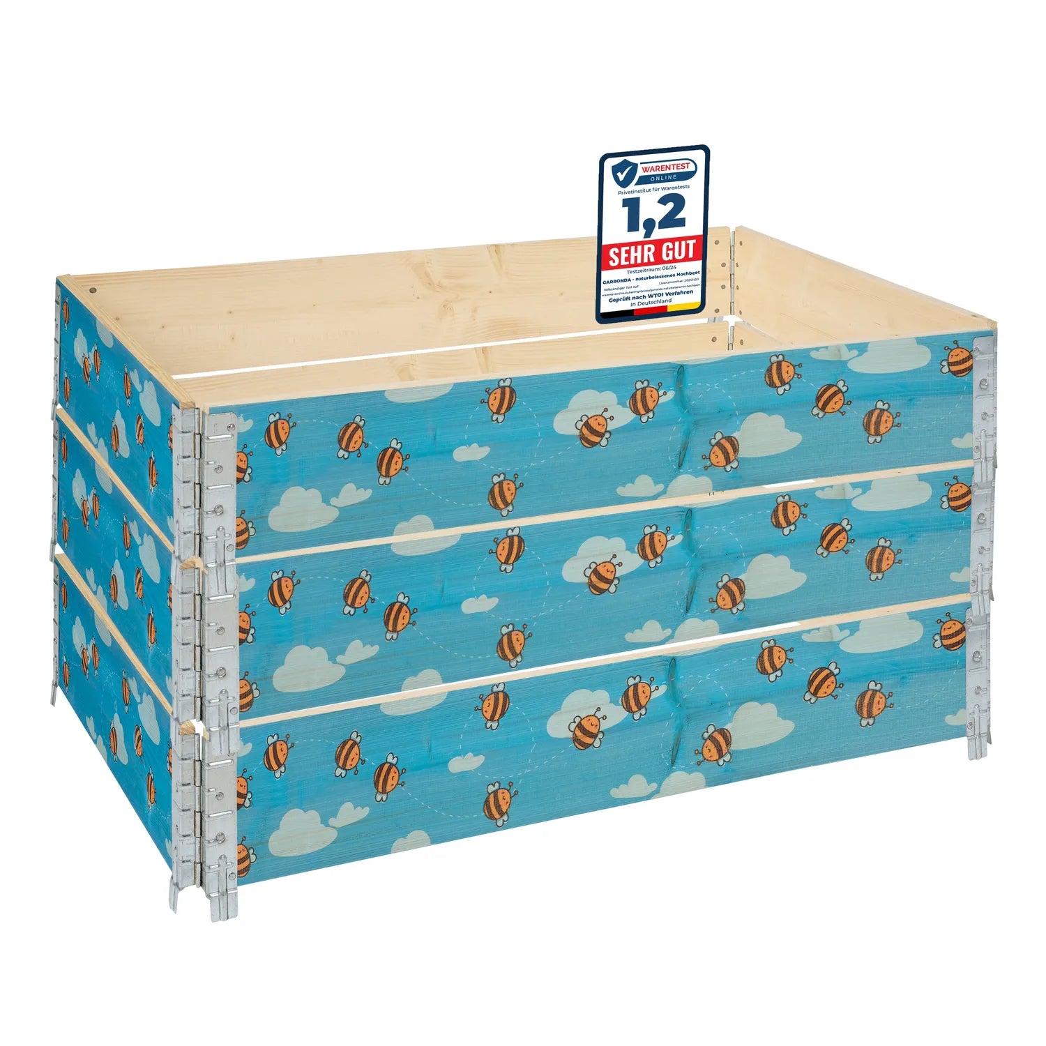 #Farbe_Biene mit Hintergrund#Größe_120x80x20 cm#Menge_3 Stück