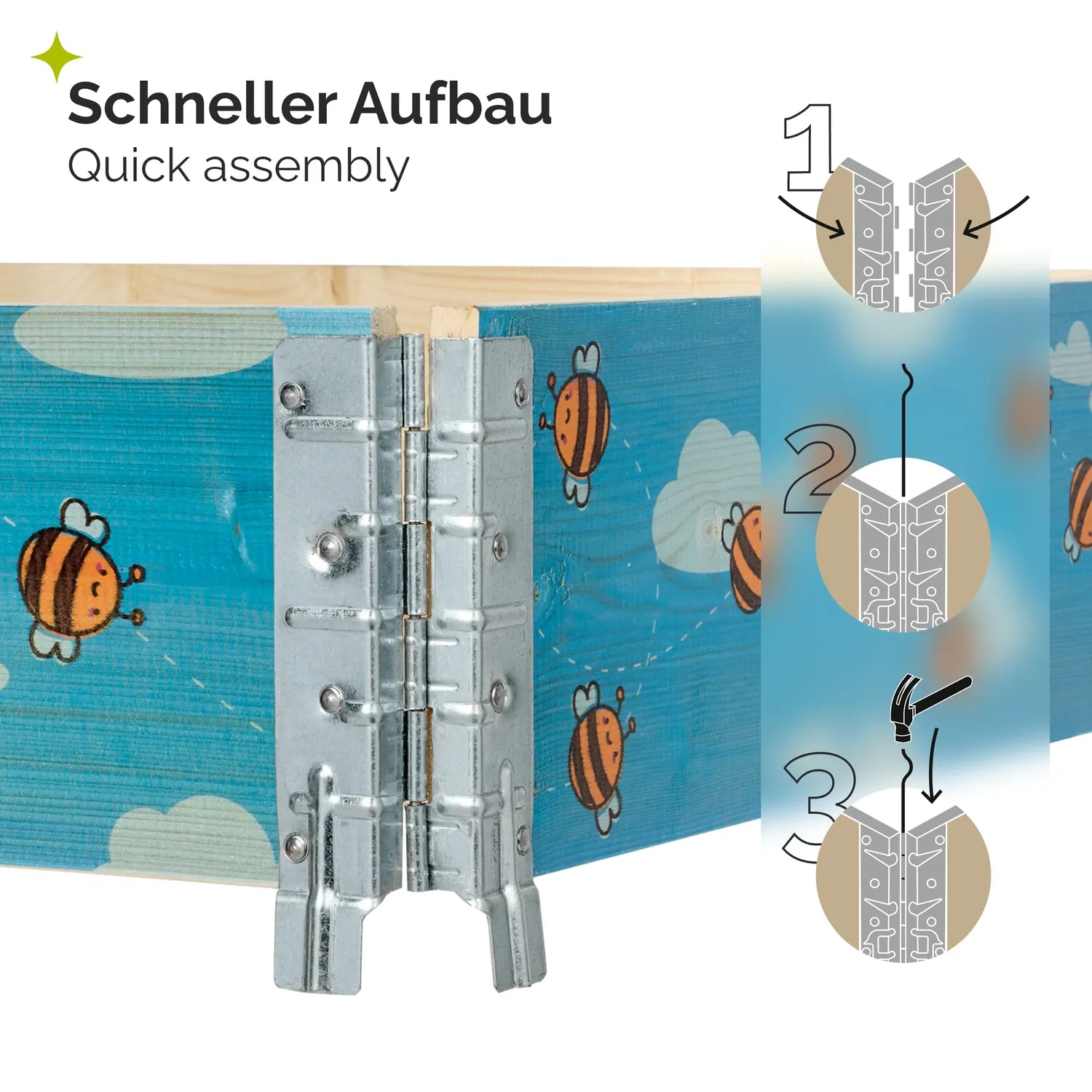 #Farbe_Biene mit Hintergrund#Größe_120x80x20 cm