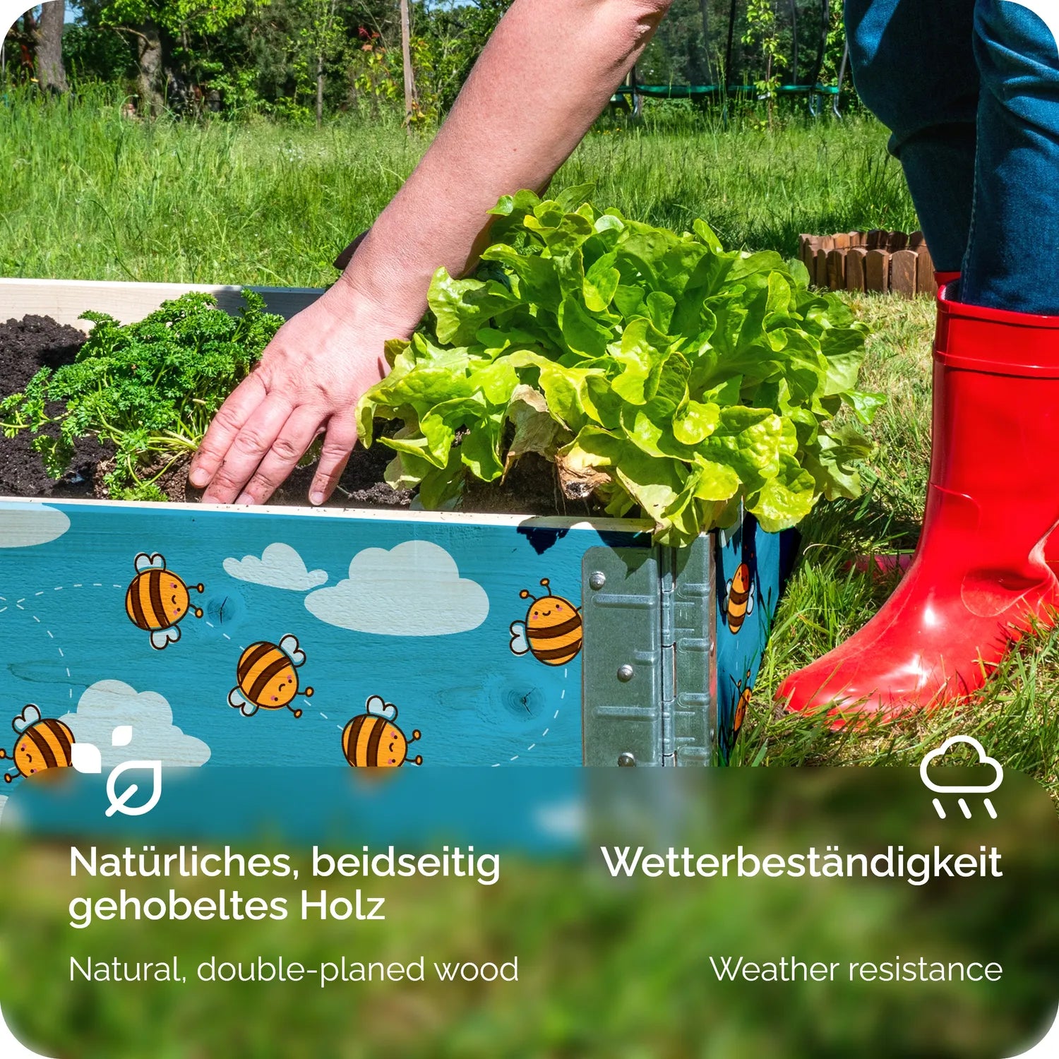 #Farbe_Biene mit Hintergrund#Größe_120x80x20 cm