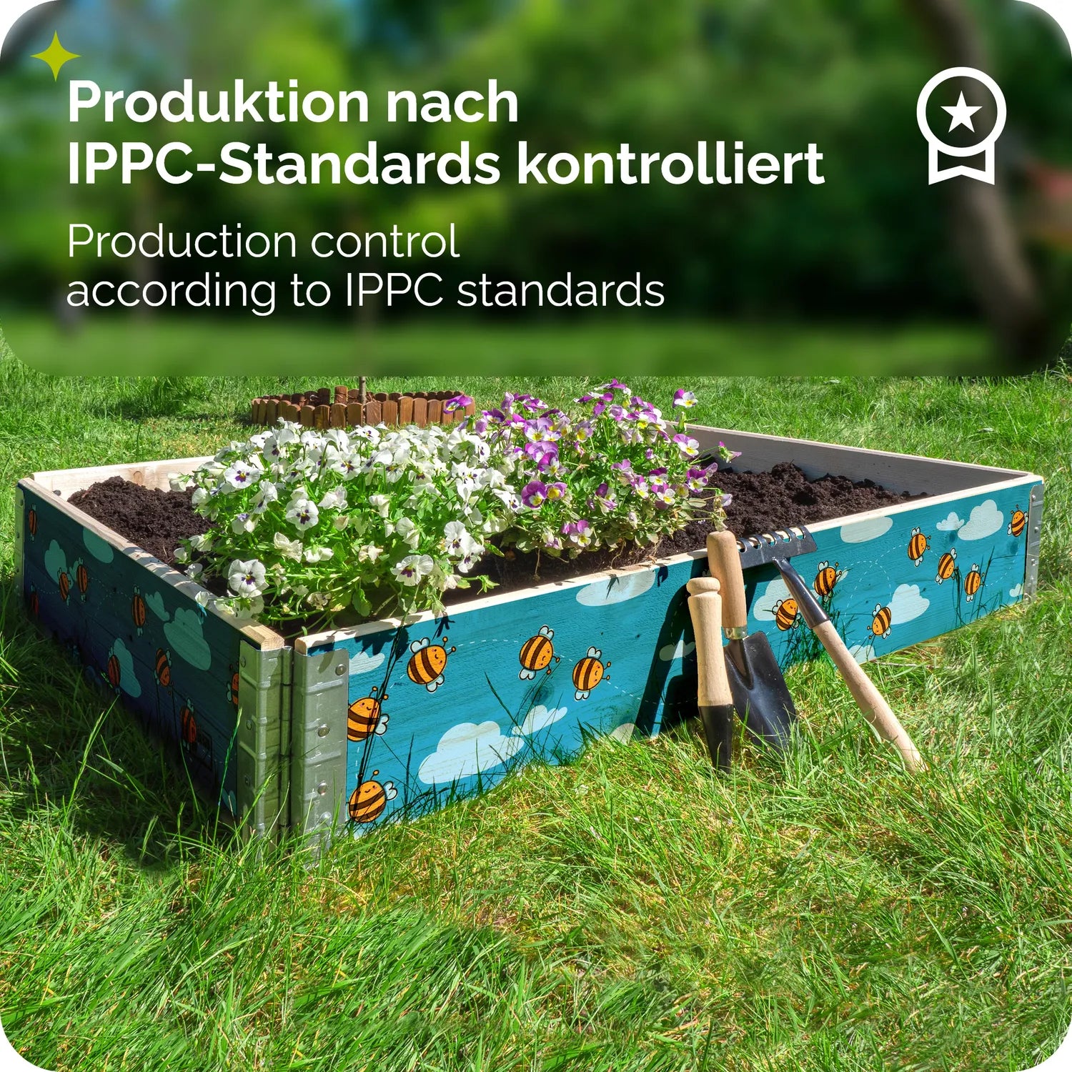 #Farbe_Biene mit Hintergrund#Größe_120x80x20 cm