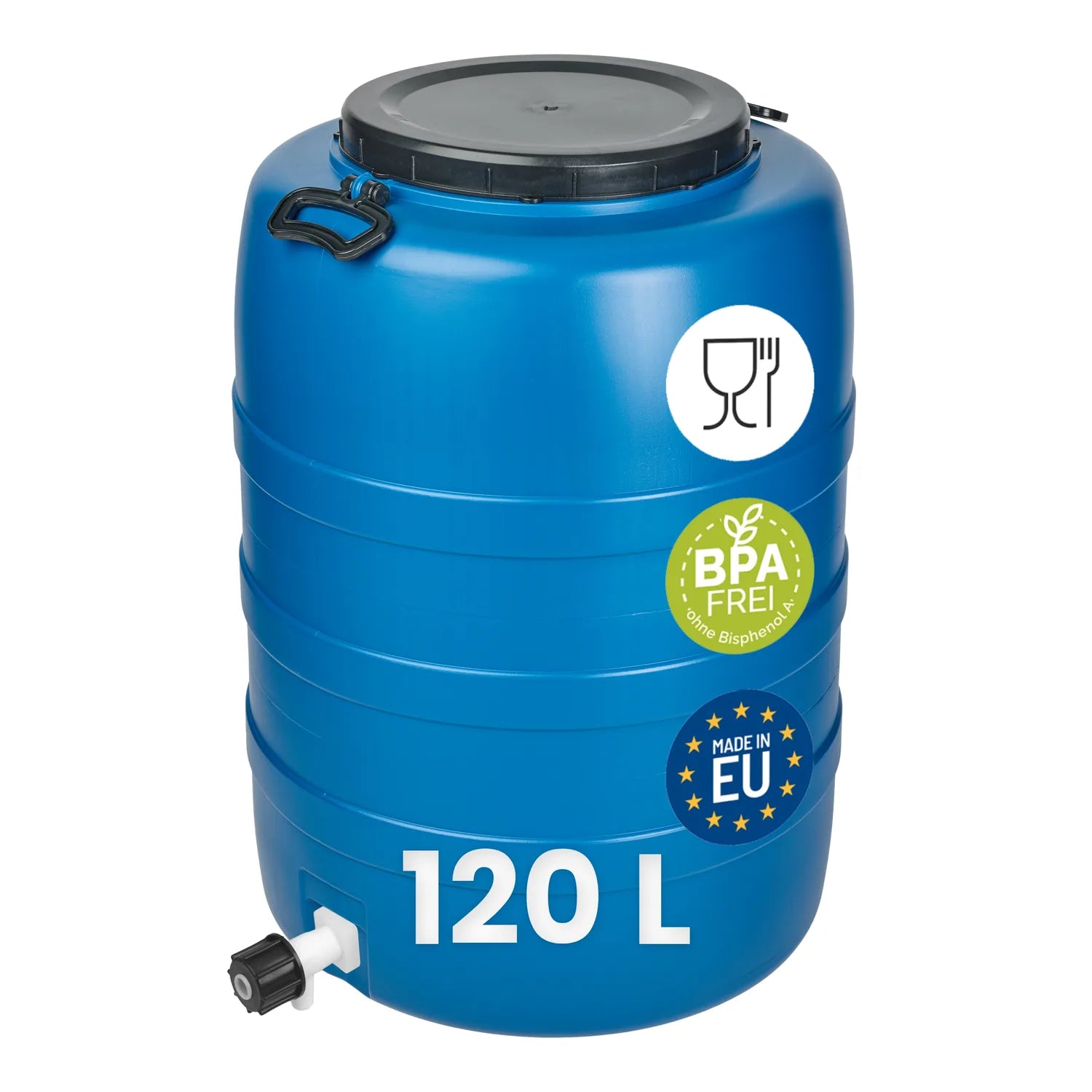 #Kapazität_120 L (mit Hahn)