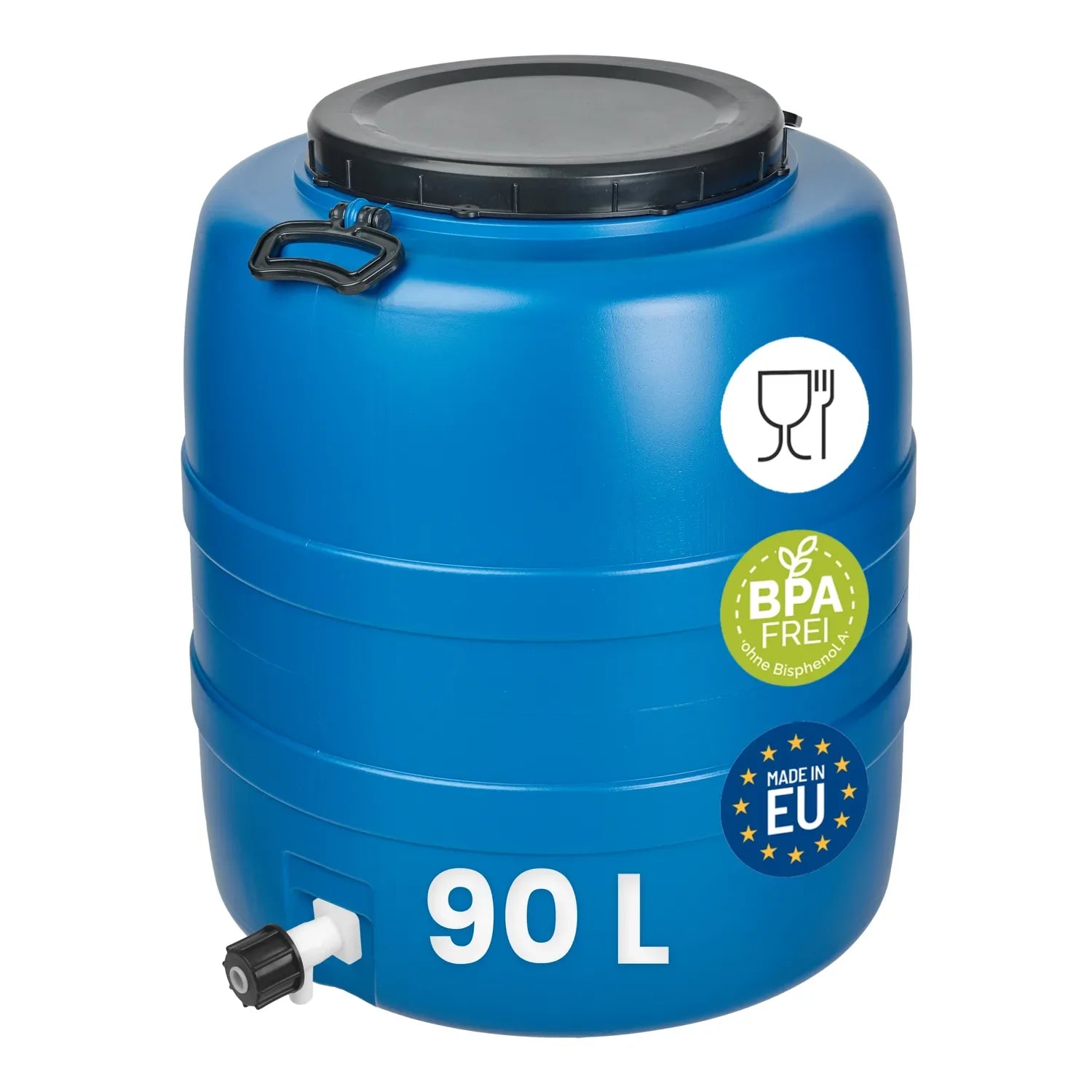 #Kapazität_90 L (mit Hahn)