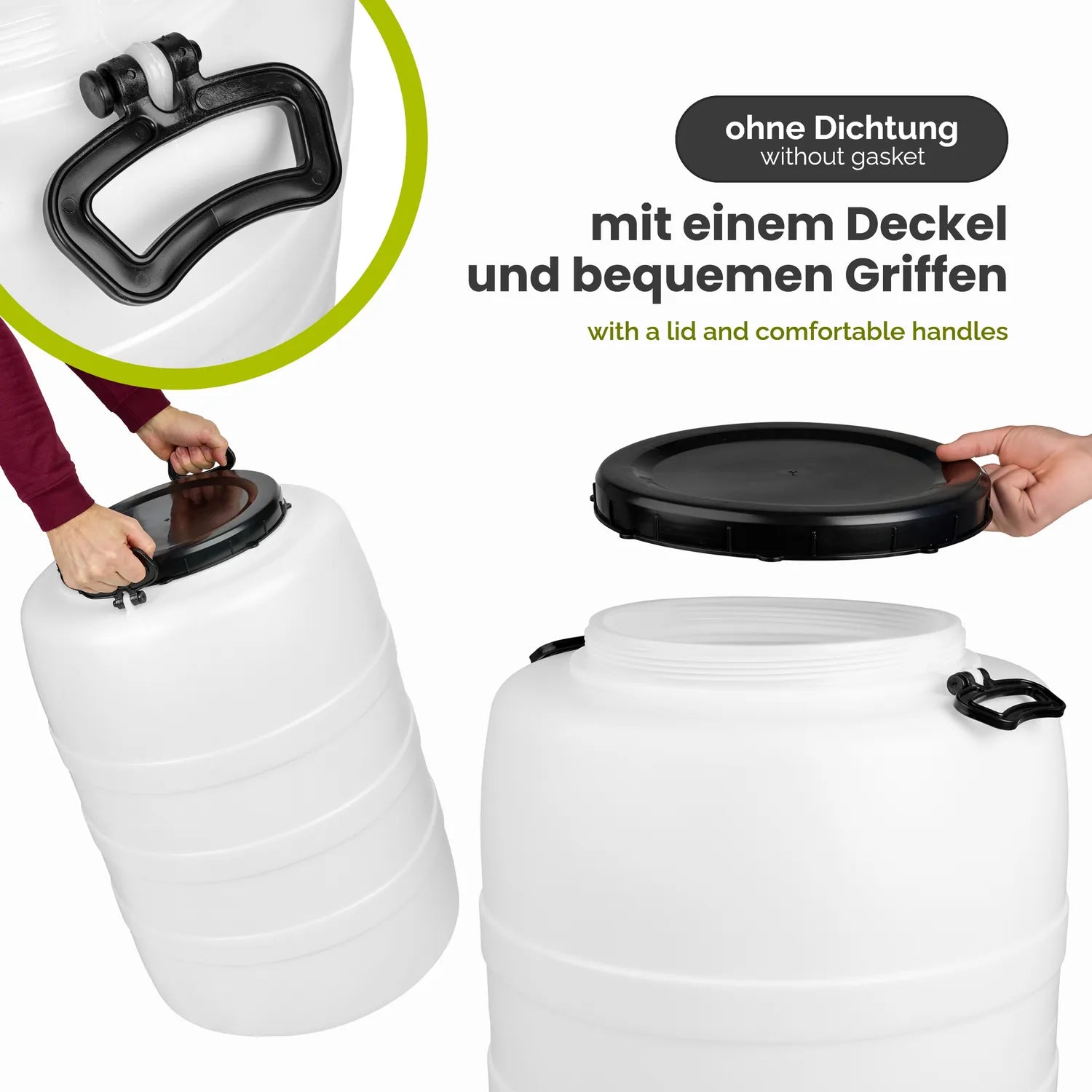 #Kapazität_120 L (mit Hahn und Pressring)