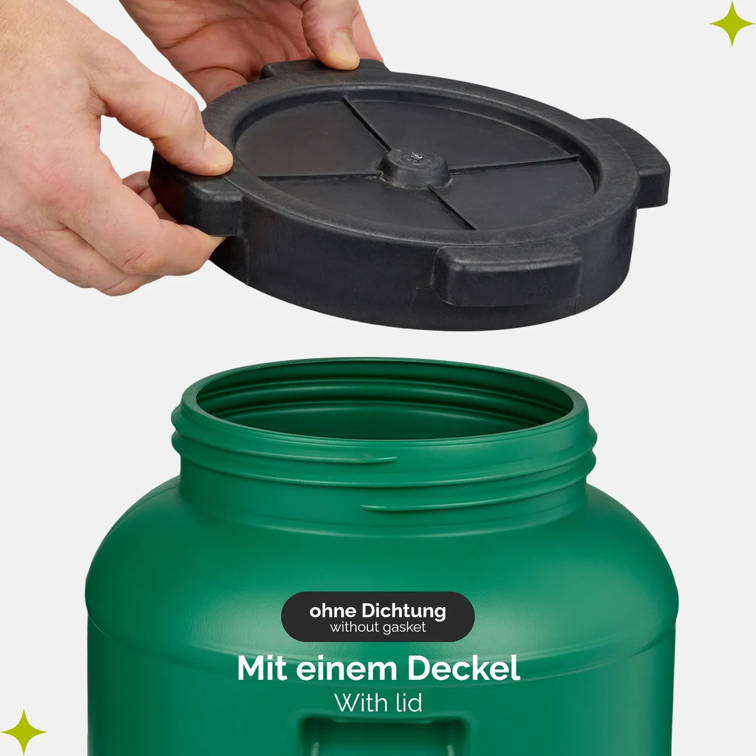 #Farbe_Grün#Kapazität_10 L