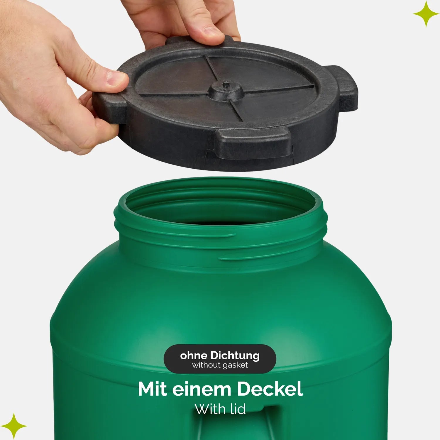 #Farbe_Grün#Kapazität_20 L