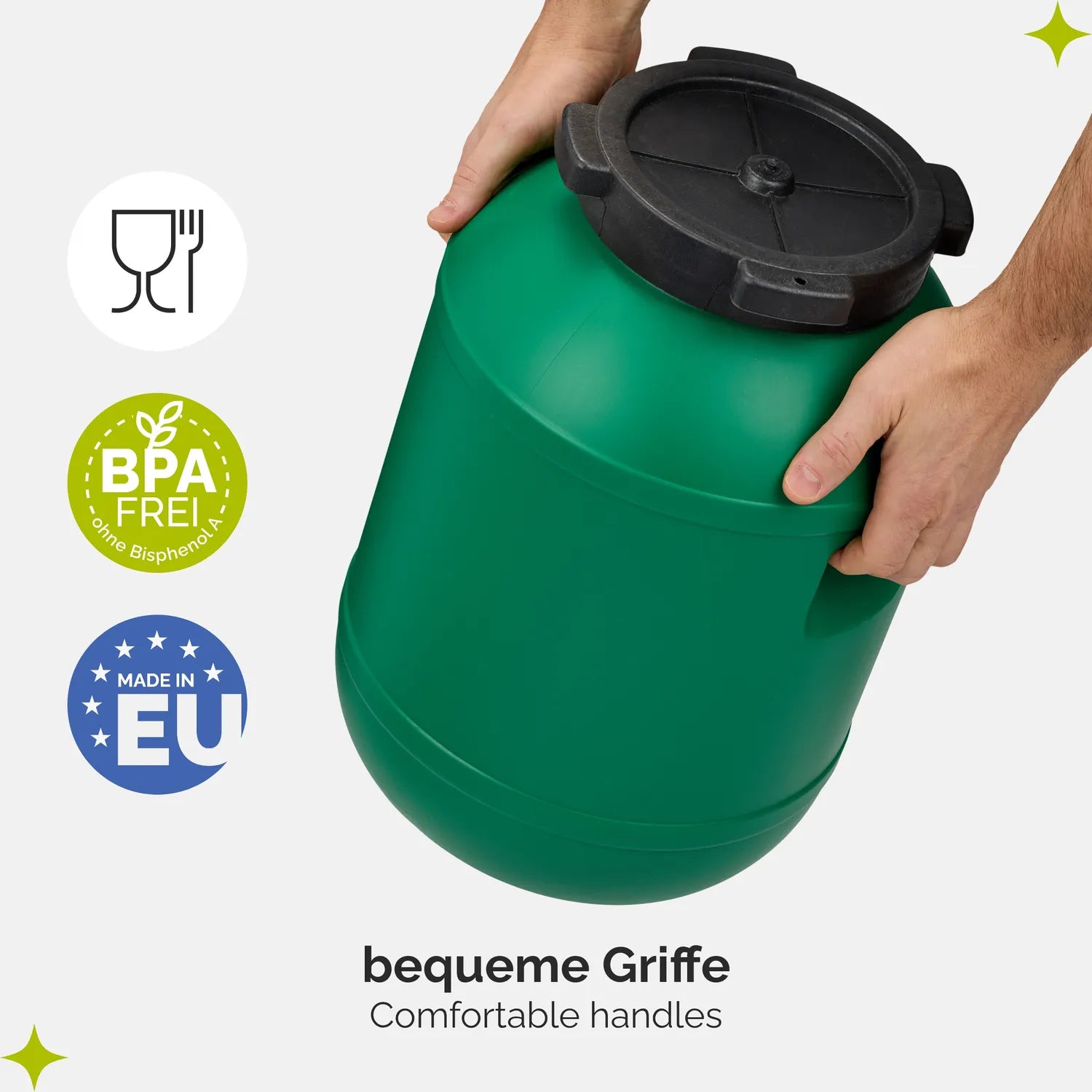 #Farbe_Grün#Kapazität_20 L