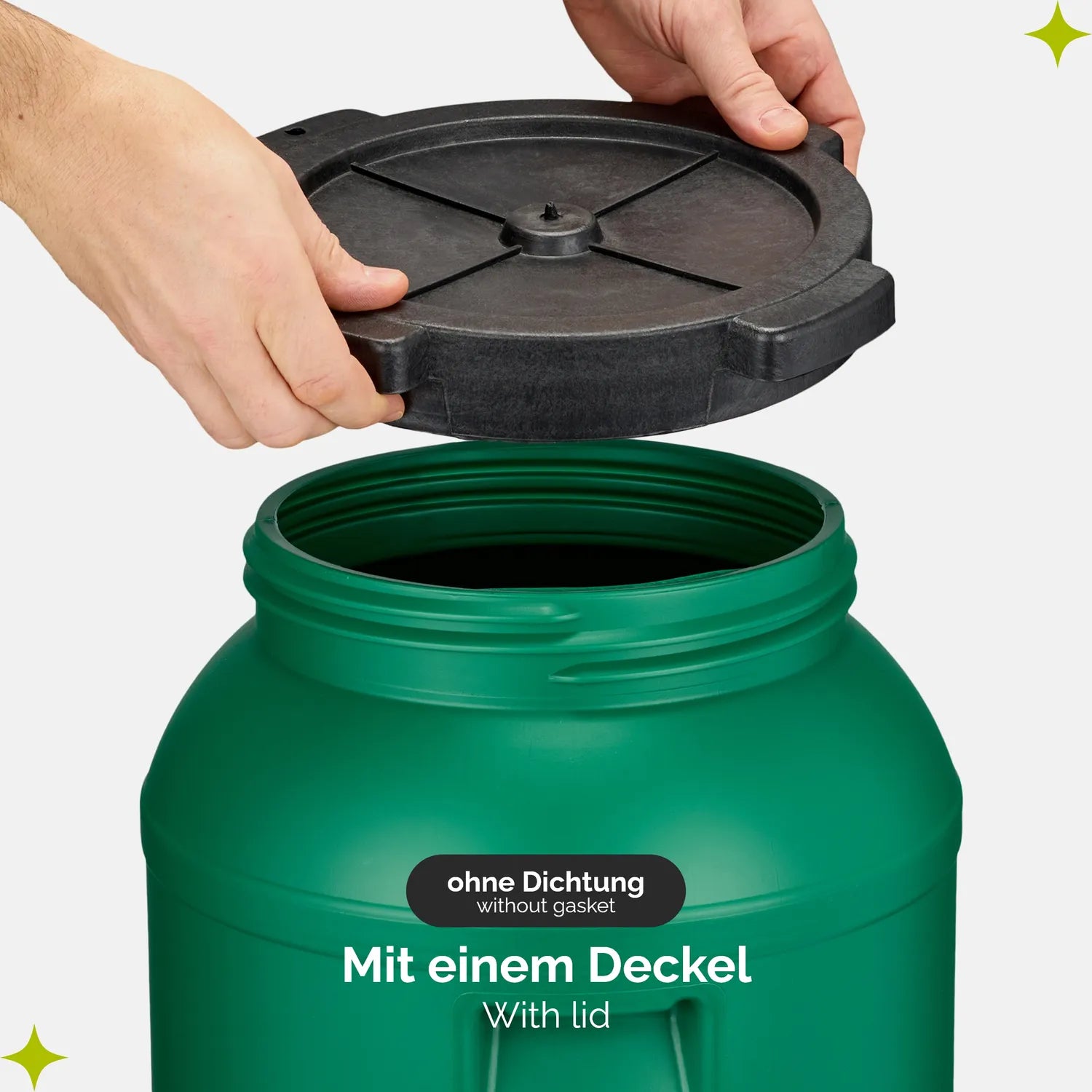 #Farbe_Grün#Kapazität_30 L