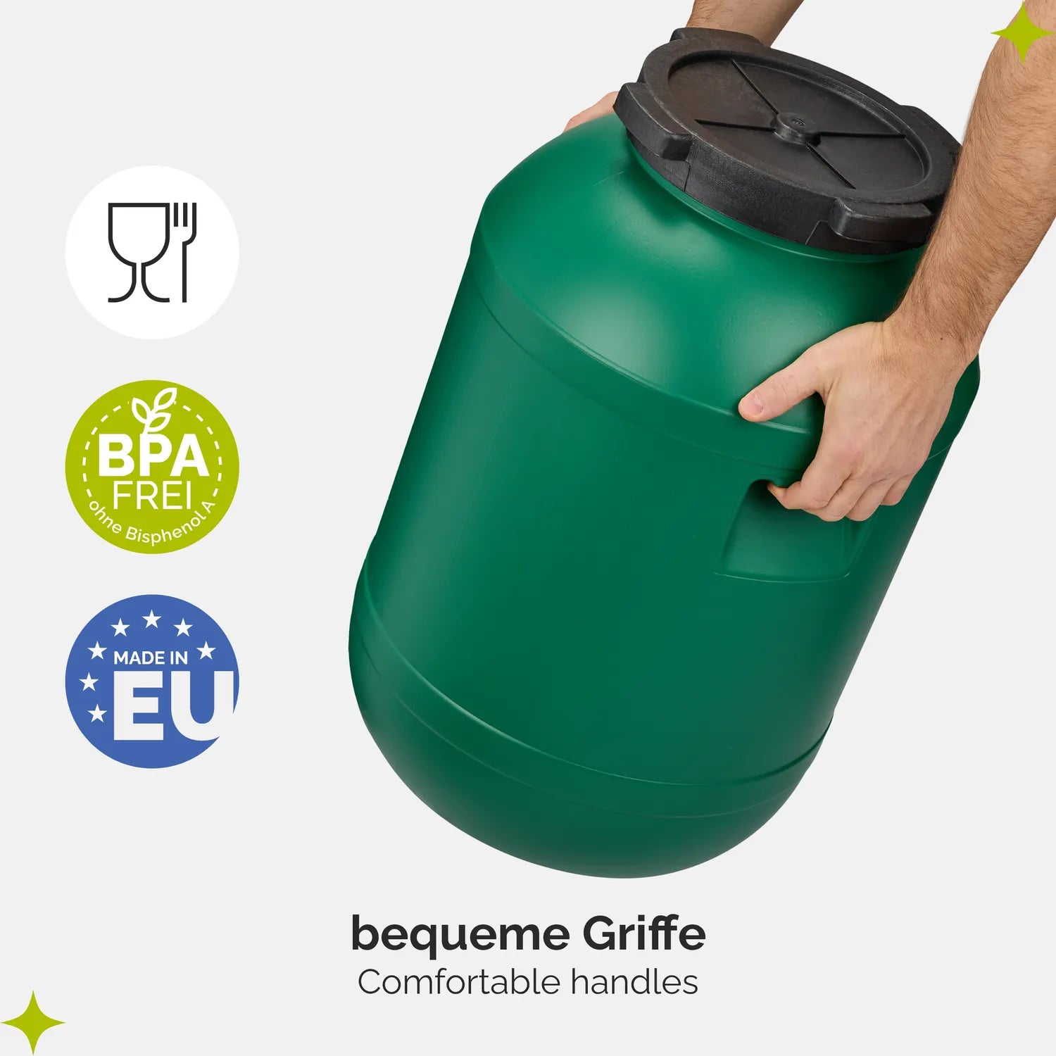 #Farbe_Grün#Kapazität_65 L