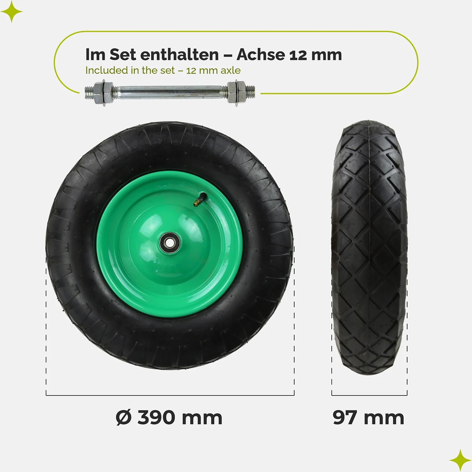 #Farbe_Schwarz-Grün#Größe_4.80/4.00-8 4PR