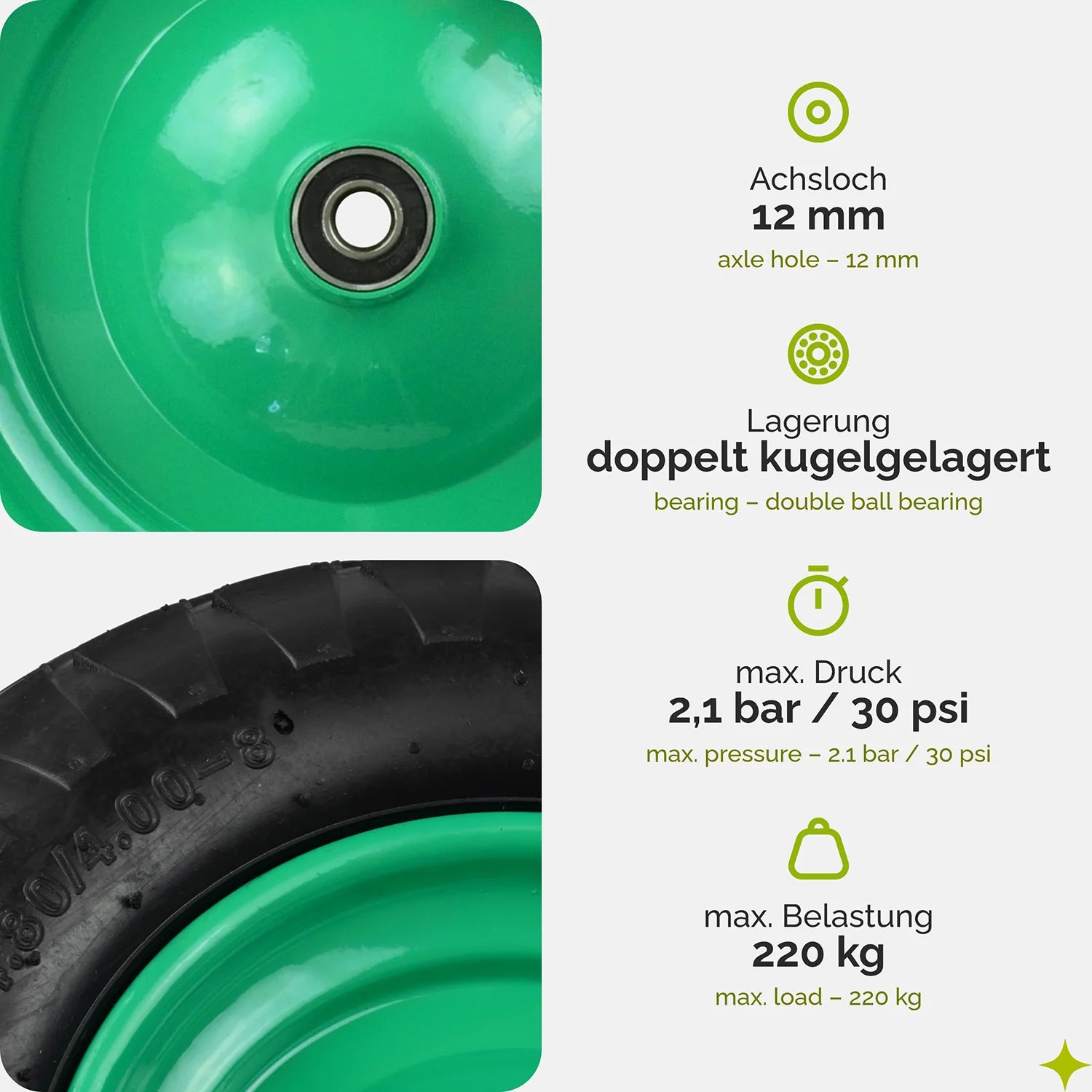 #Farbe_Schwarz-Grün#Größe_4.80/4.00-8 4PR