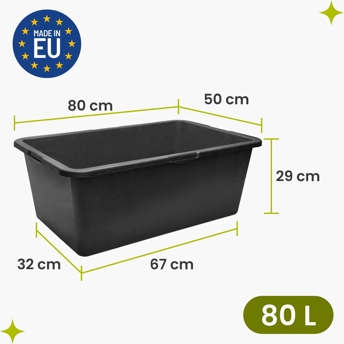 #Farbe_Schwarz#Größe_80 L