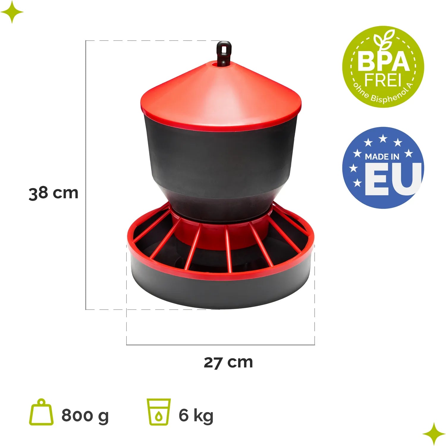 #Farbe_Rot/Schwarz#Größe_6 KG