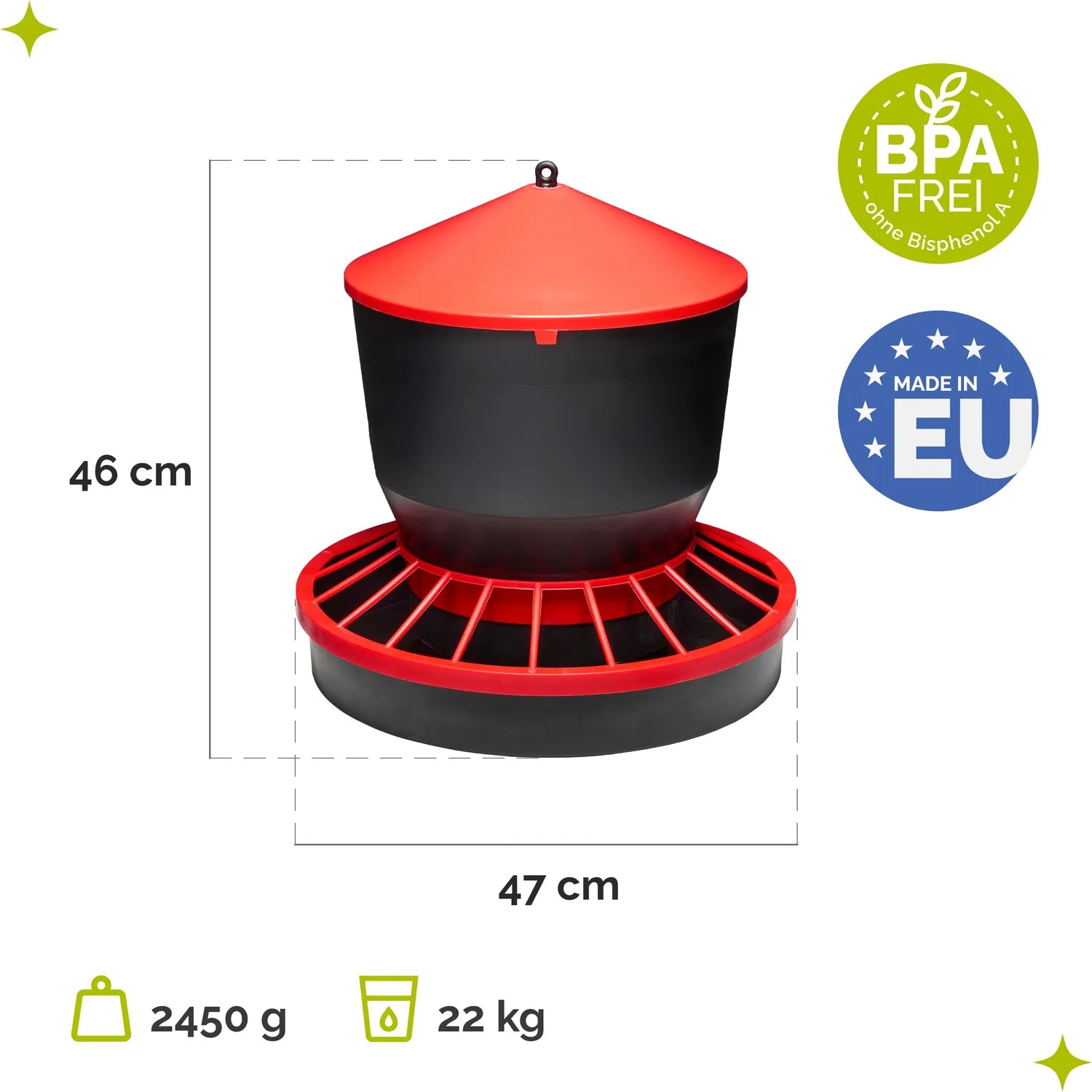 #Farbe_Rot/Schwarz#Größe_22 KG