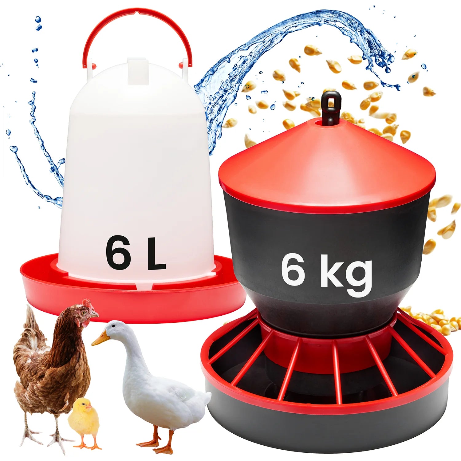 #Farbe_Weiß/Schwarz#Größe_6 L + 6 KG