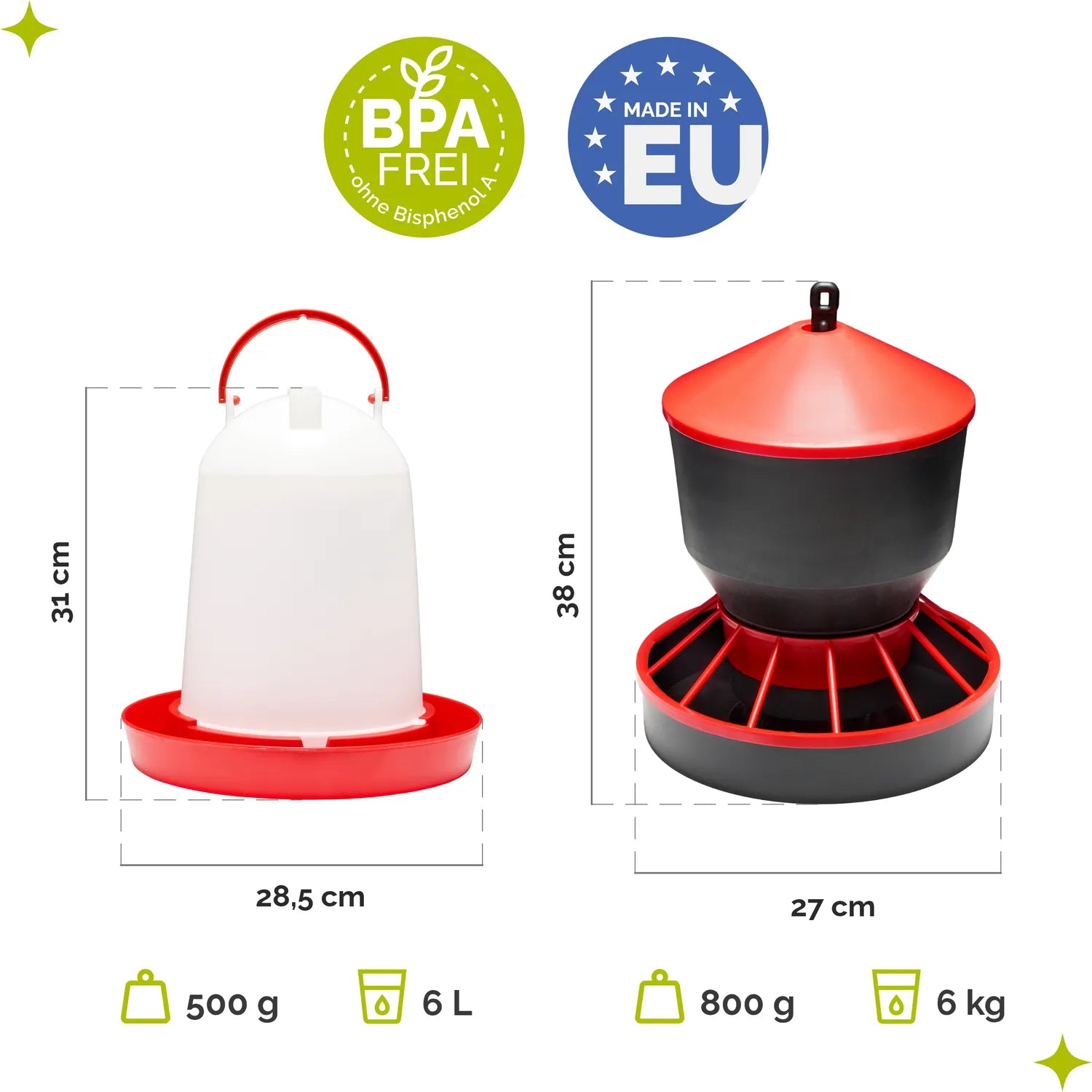 #Farbe_Weiß/Schwarz#Größe_6 L + 6 KG