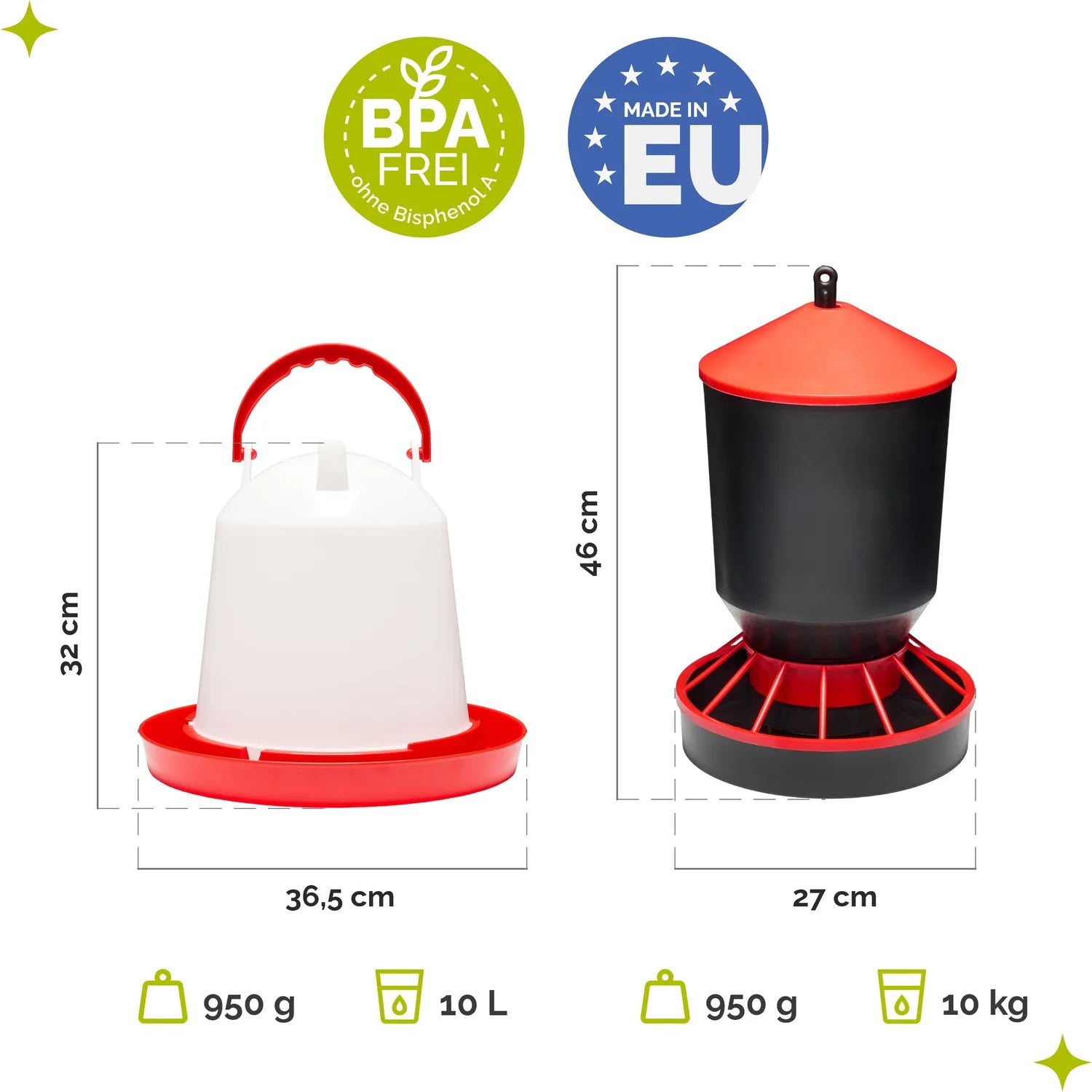 #Farbe_Weiß/Schwarz#Größe_10 L + 10 KG