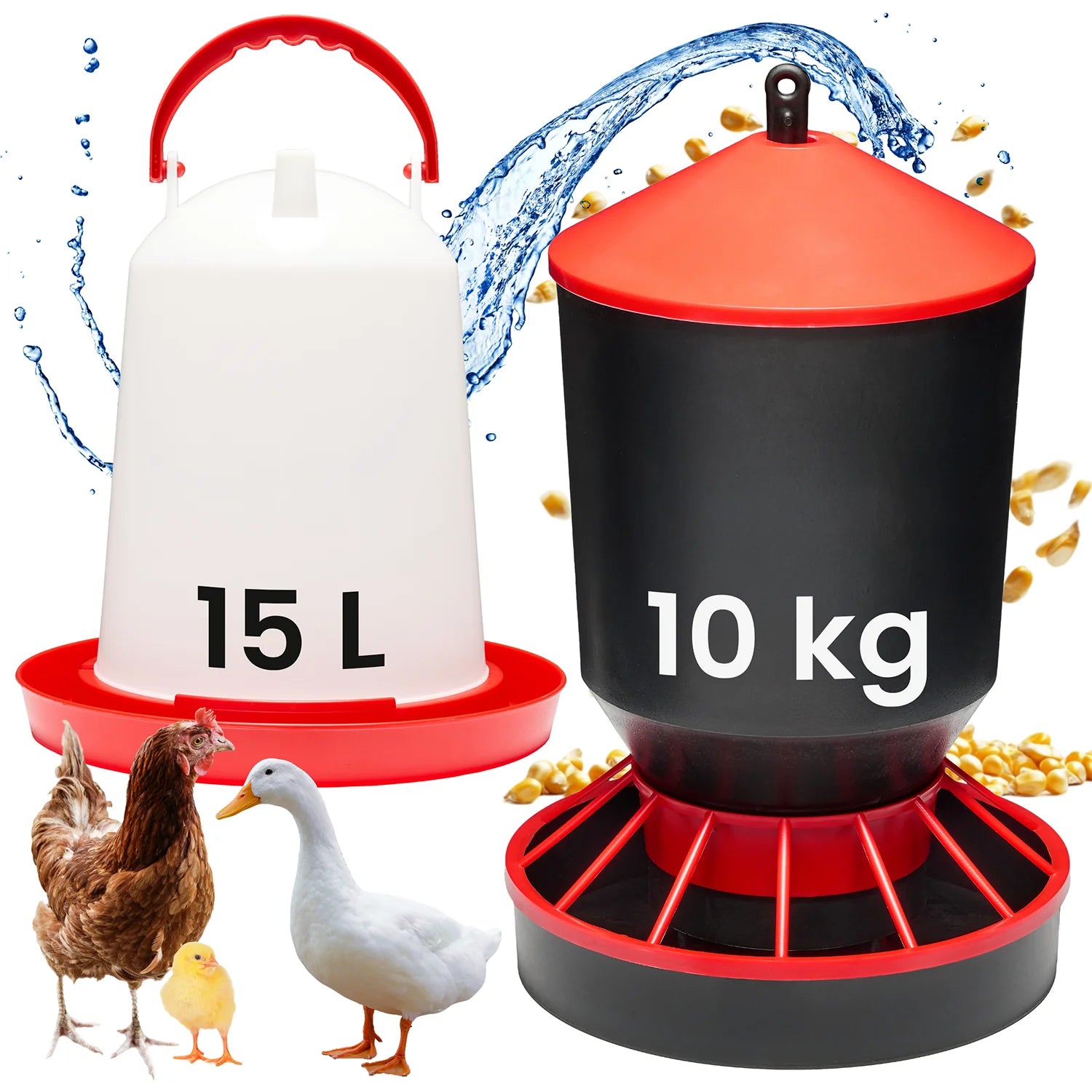 #Farbe_Weiß/Schwarz#Größe_15 L + 10 KG