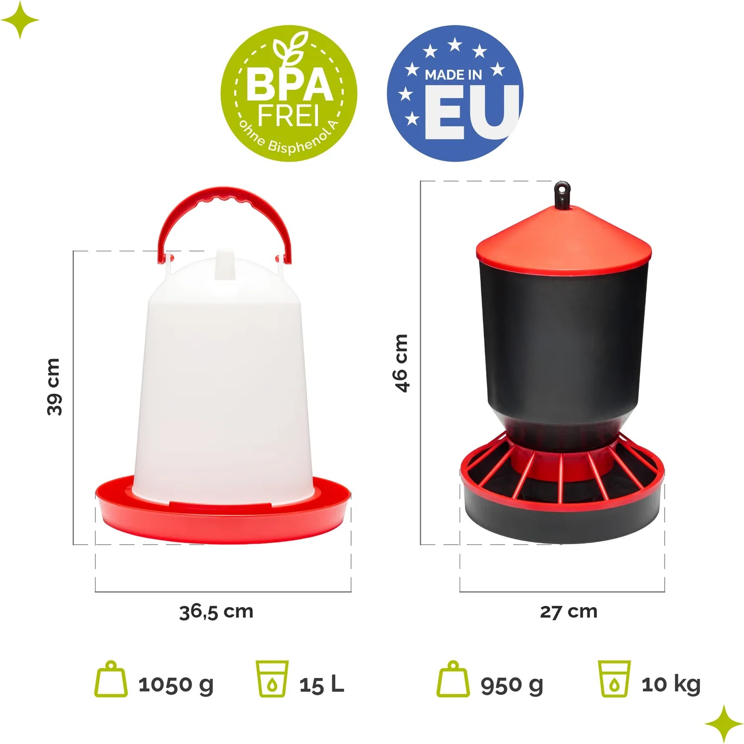 #Farbe_Weiß/Schwarz#Größe_15 L + 10 KG