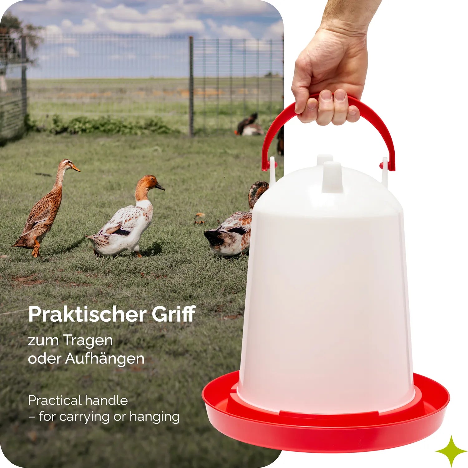 Automatischer Wasserspender für Hühner und Küken GD-0150