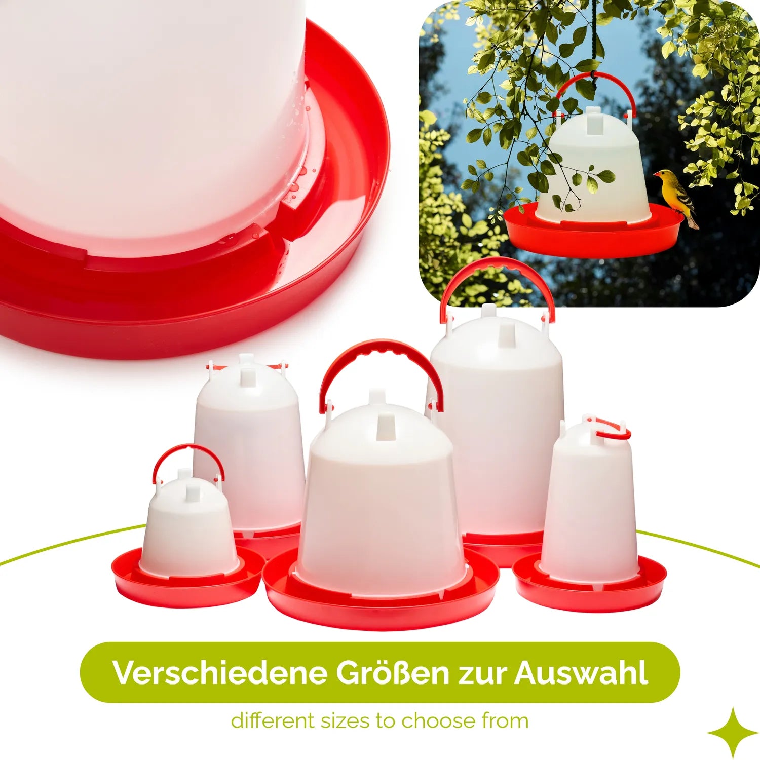 Automatischer Wasserspender für Hühner und Küken GD-0150