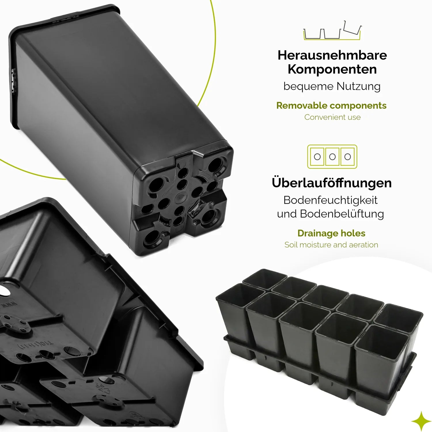 #Größe_Transporttray mit 10 x 2L Töpfen