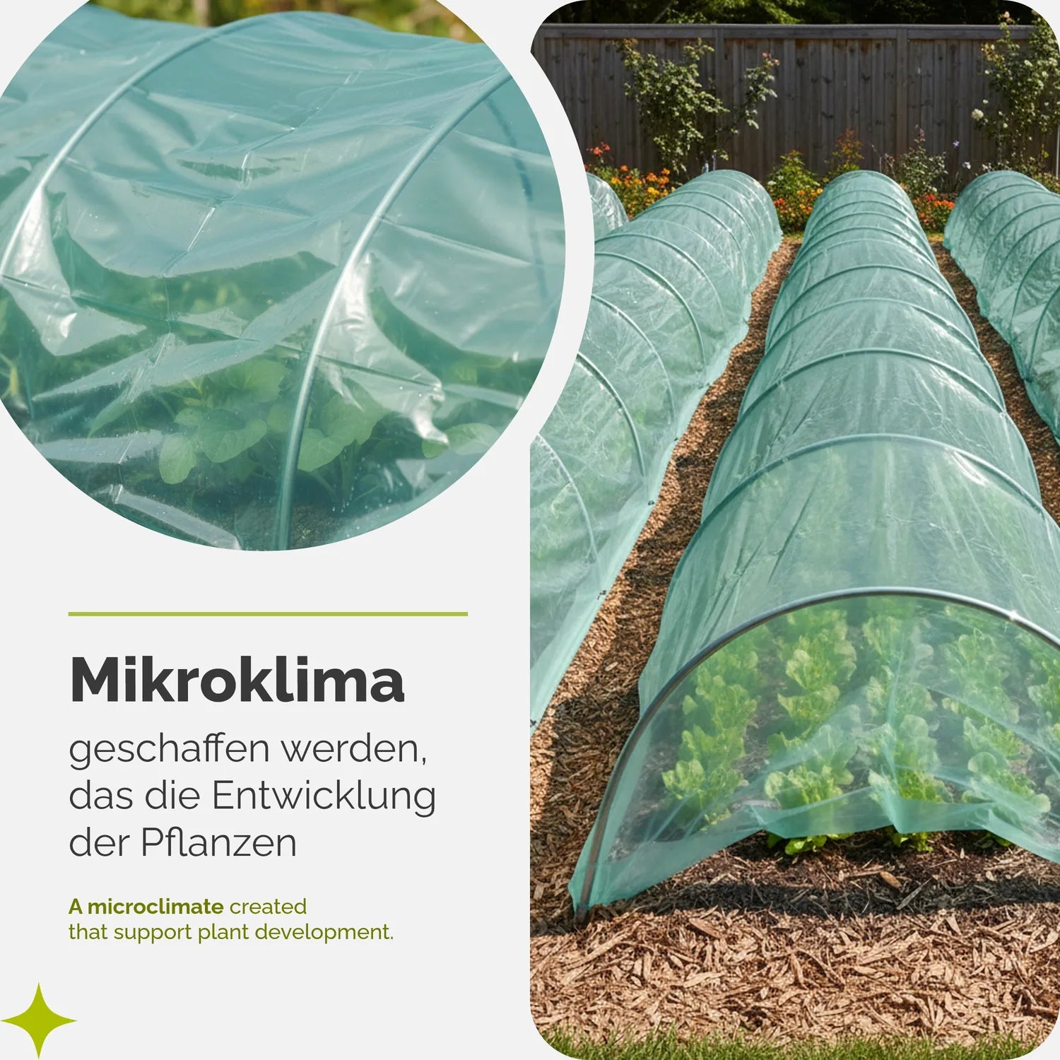 Gewächshausfolie - Reißfeste Tunnelfolie für Folientunnel & Treibhaus GD-0198