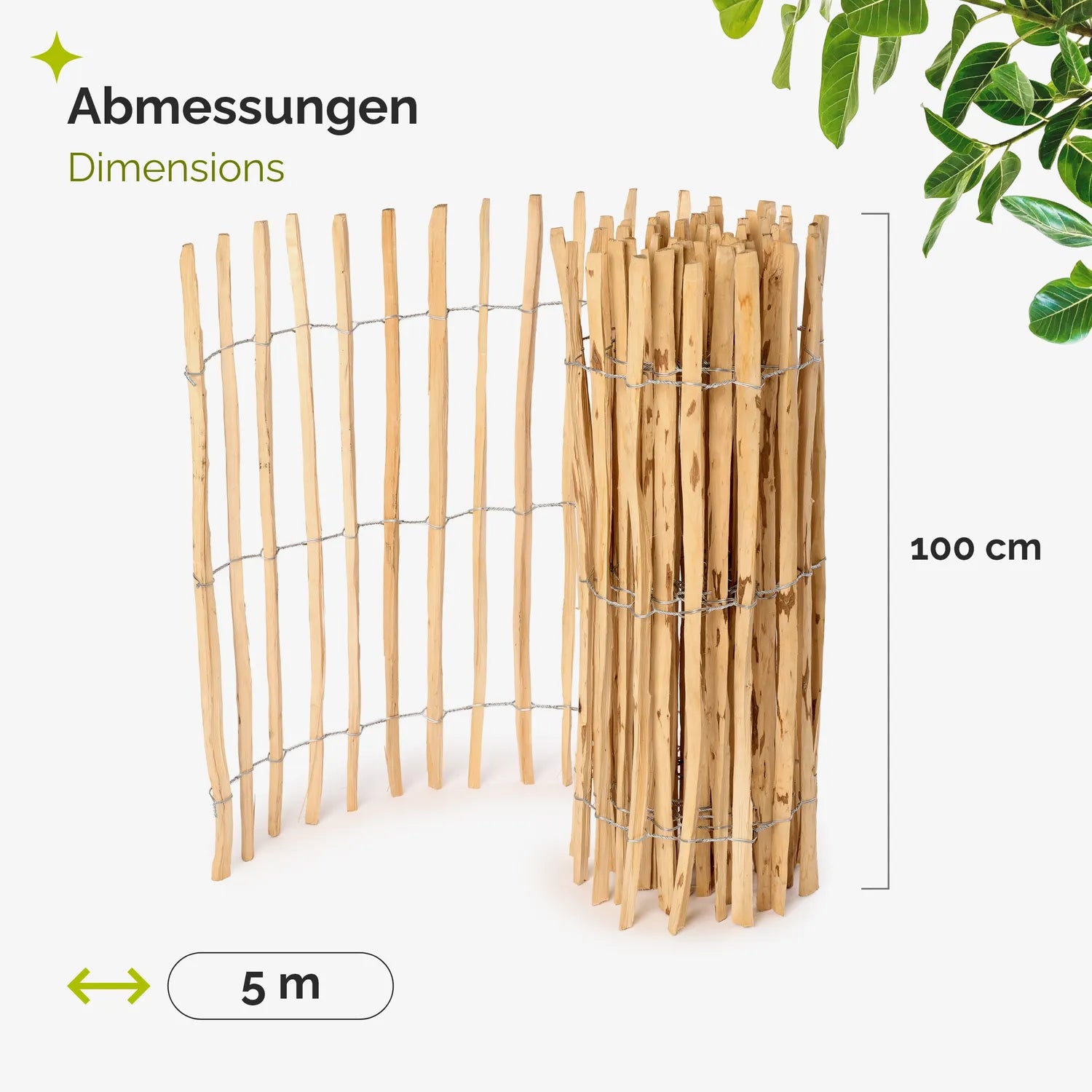 #Farbe_Natural (Elementabstand 3-5 cm#Größe_100 cm x 5m