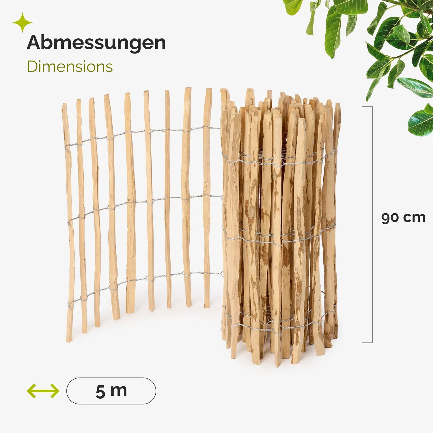 #Farbe_Natural (Elementabstand 3-5 cm#Größe_90 cm x 5m