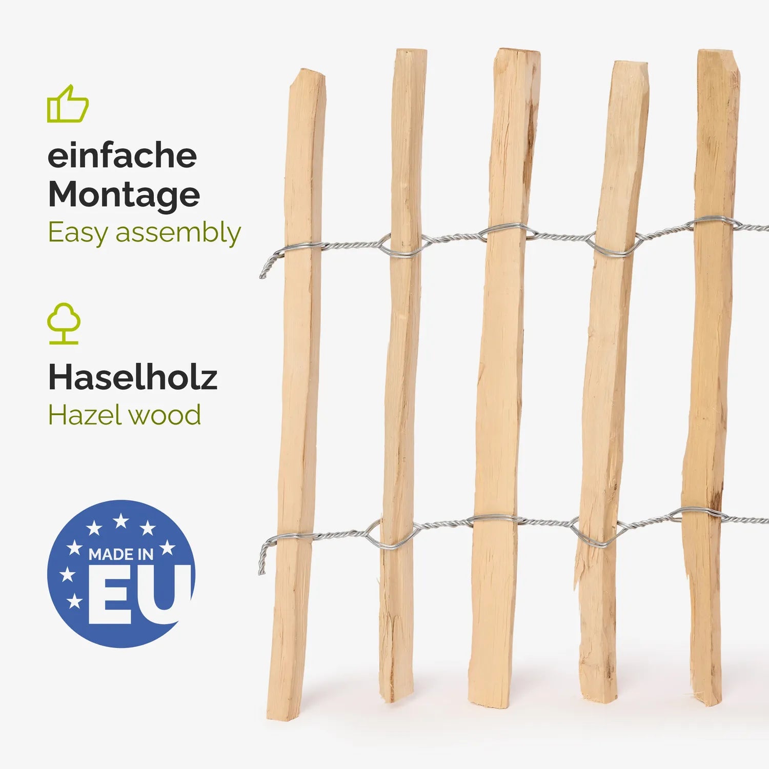 #Farbe_Natural (Elementabstand 7-8 cm)#Größe_60 cm x 5m