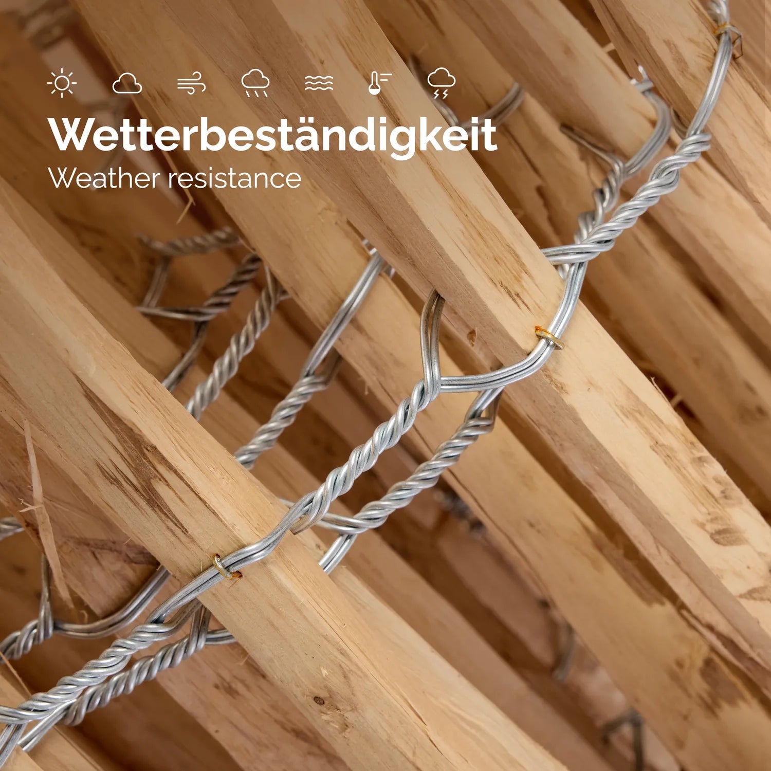 5 m Gartenzaun zum Stecken Garten Haselnusszaun Staketenzaun GD-0079