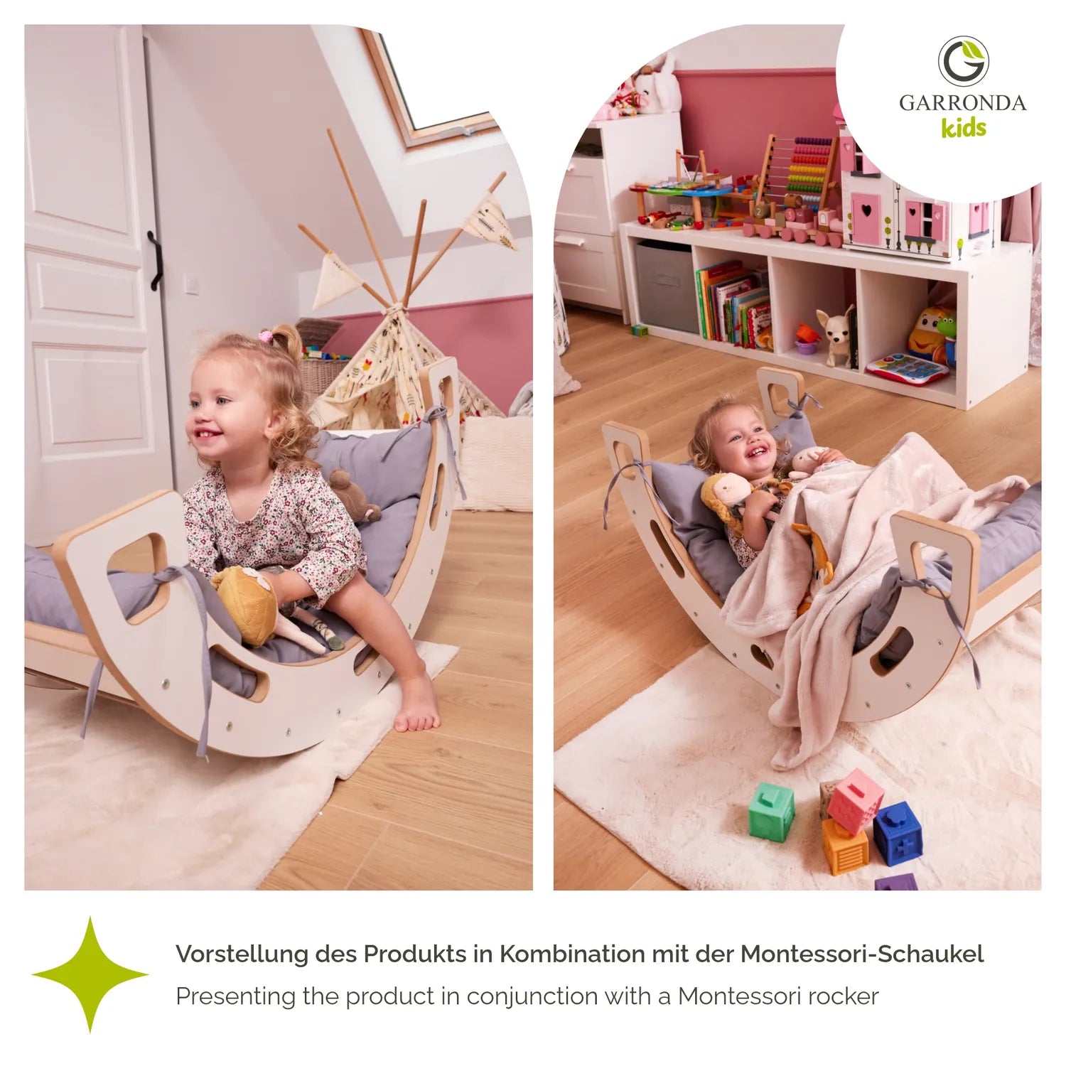Kissen für Kletterbogen Montessori Spielzeug ab 1 Jahr GD-0063