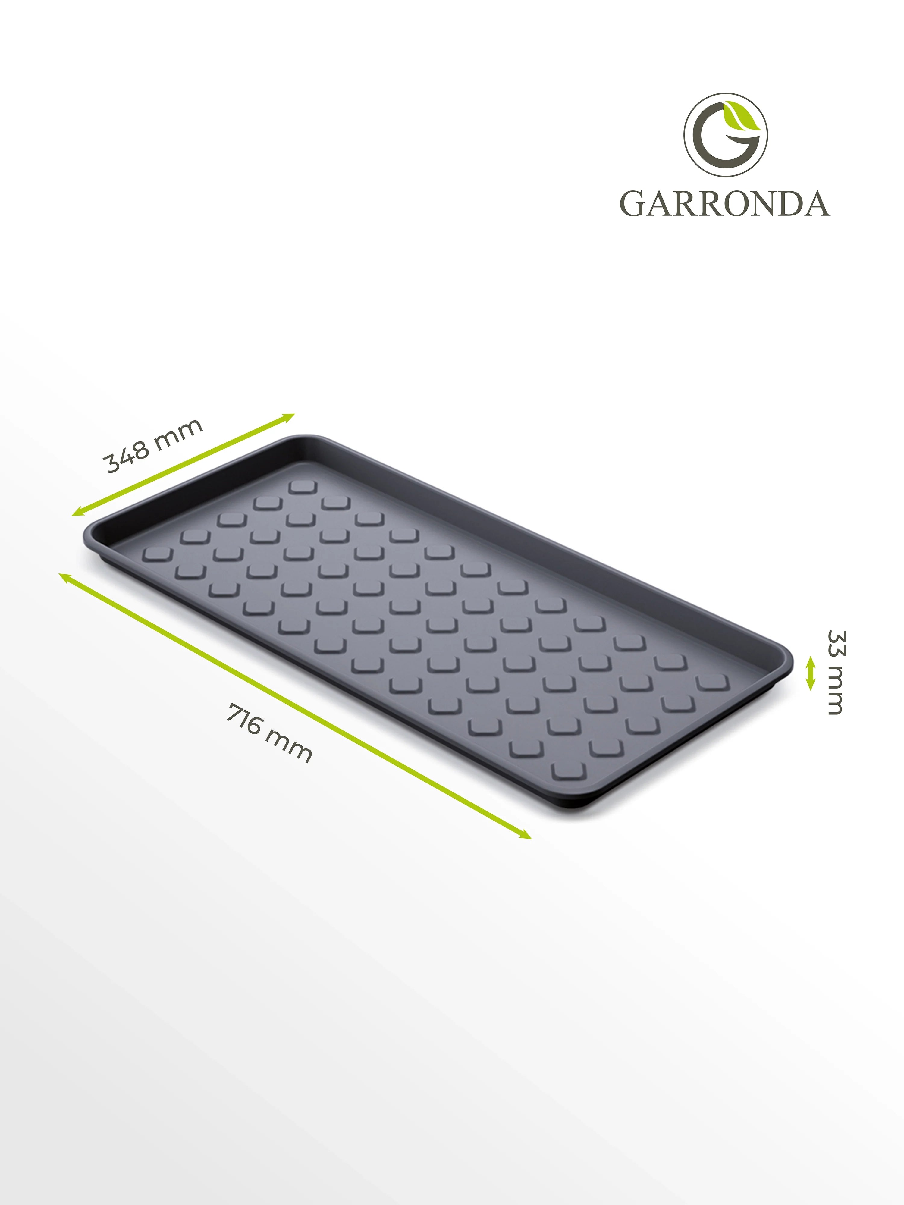 Schuhabstropfschale Schuhablage 72 x 35 cm PVC GD-0052