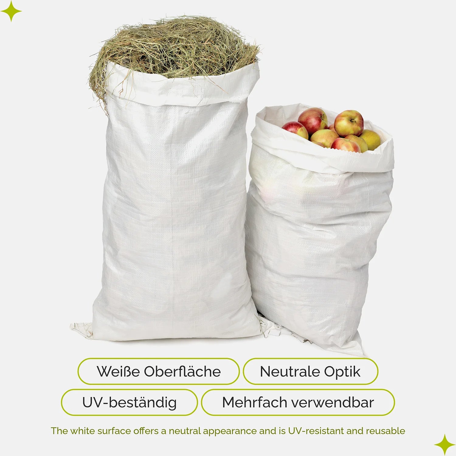 Polypropylensack für Sand, Lagerung, reißfest, 25 und 50 kg GD-0161