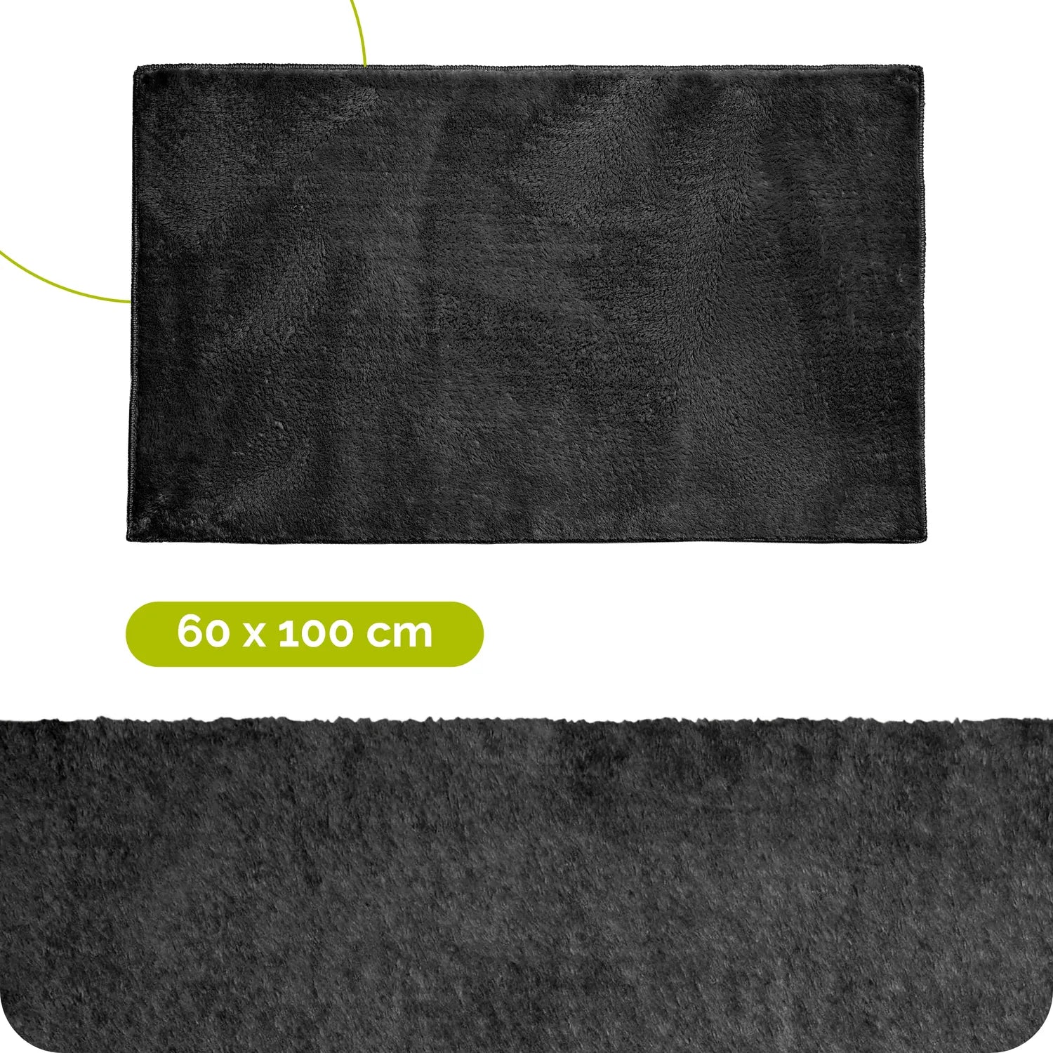 #Farbe_Schwarz#Größe_60x100 cm