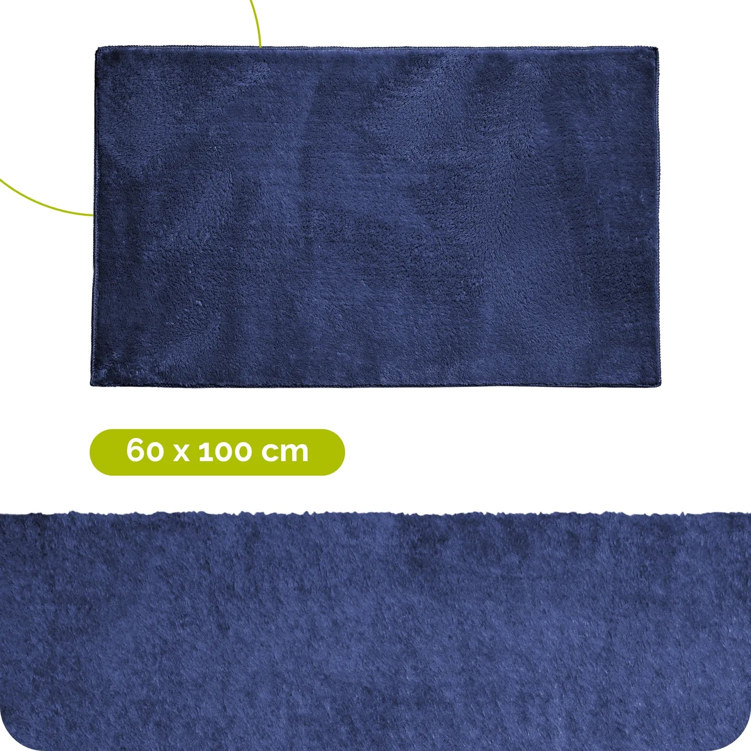 #Farbe_Dunkelblau#Größe_60x100 cm