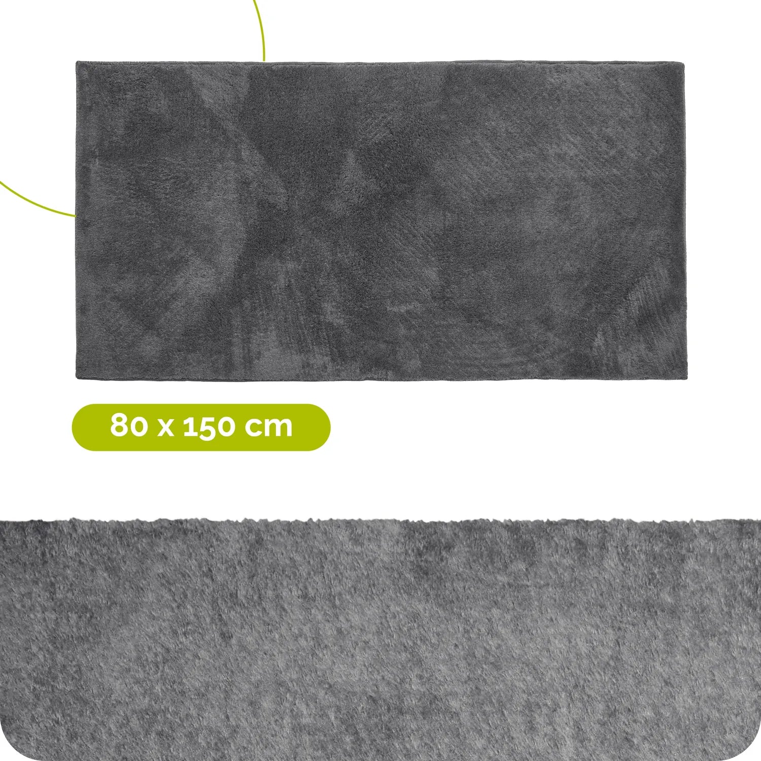 #Farbe_Dunkelgrau#Größe_80x150 cm